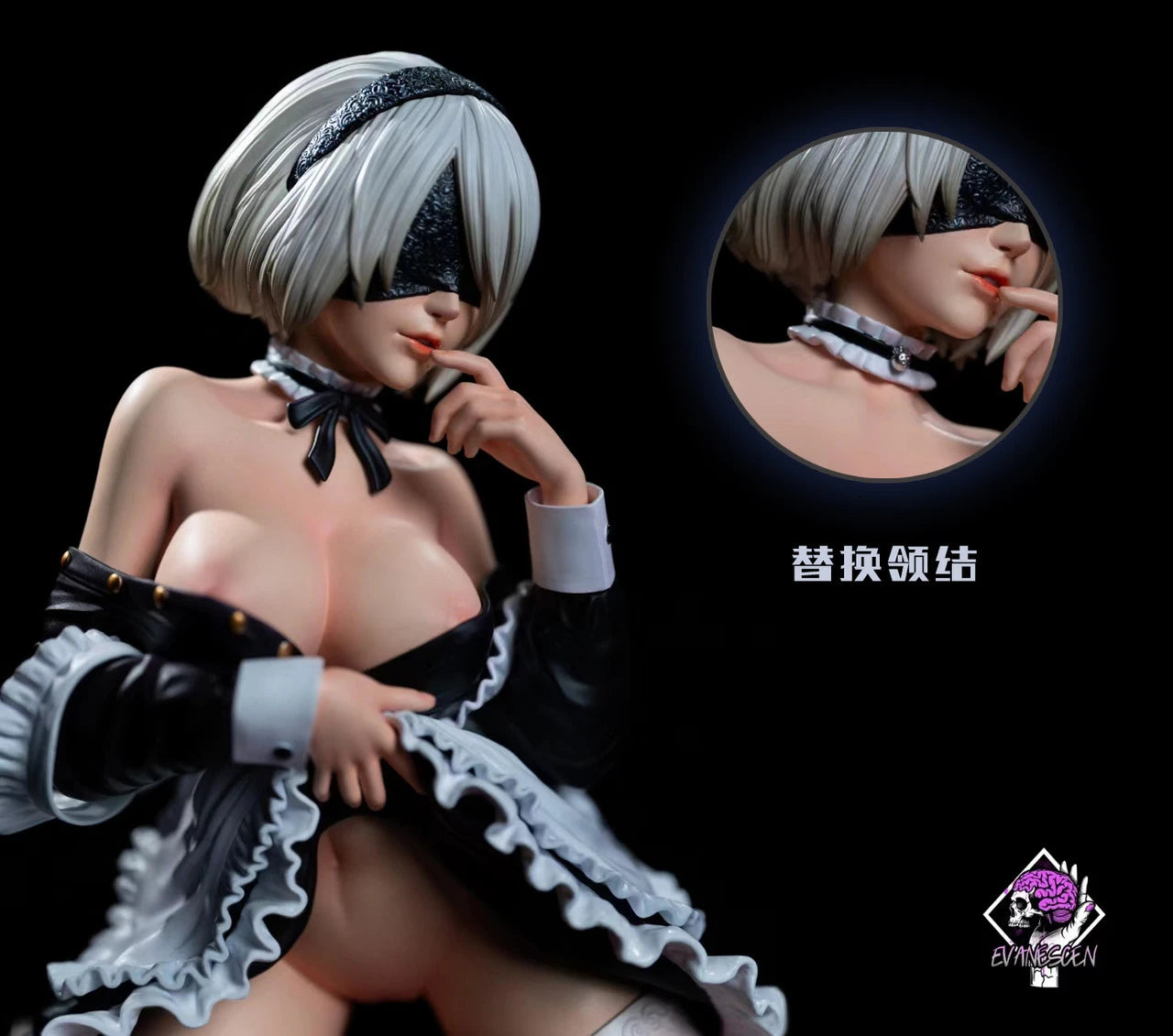 Preventa Resina 2B Maid Figura Nier Automata Evanescen Estudio
