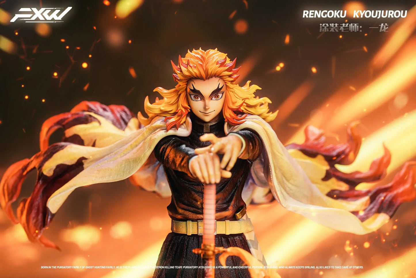 Preventa Resina Rengoku Kyojuro Figura Demon Slayer FXW Estudio