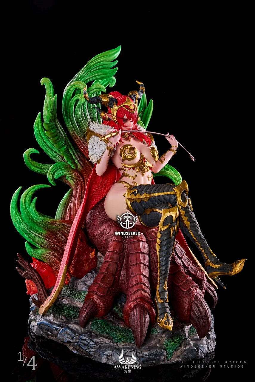 Preventa Resina Alexstrasza Figura World of Warcraft Windseeker & Awakening Estudio