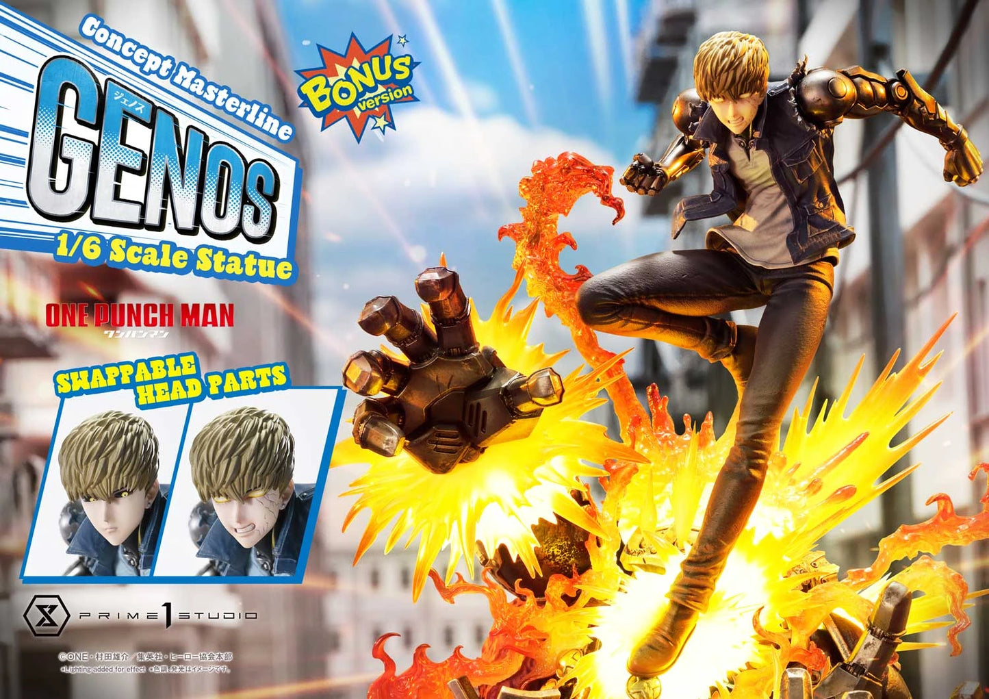 Preventa Resina Genos Figura One Punch-Man Prime 1 (Licencia) Estudio