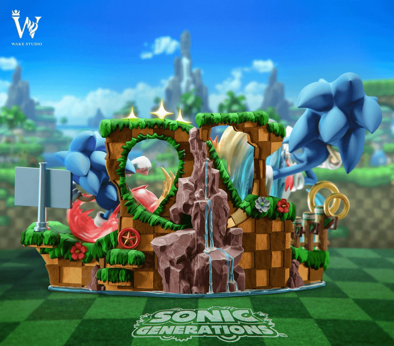 Preventa Resina Sonic Figura Sonic Generations Wake Estudio