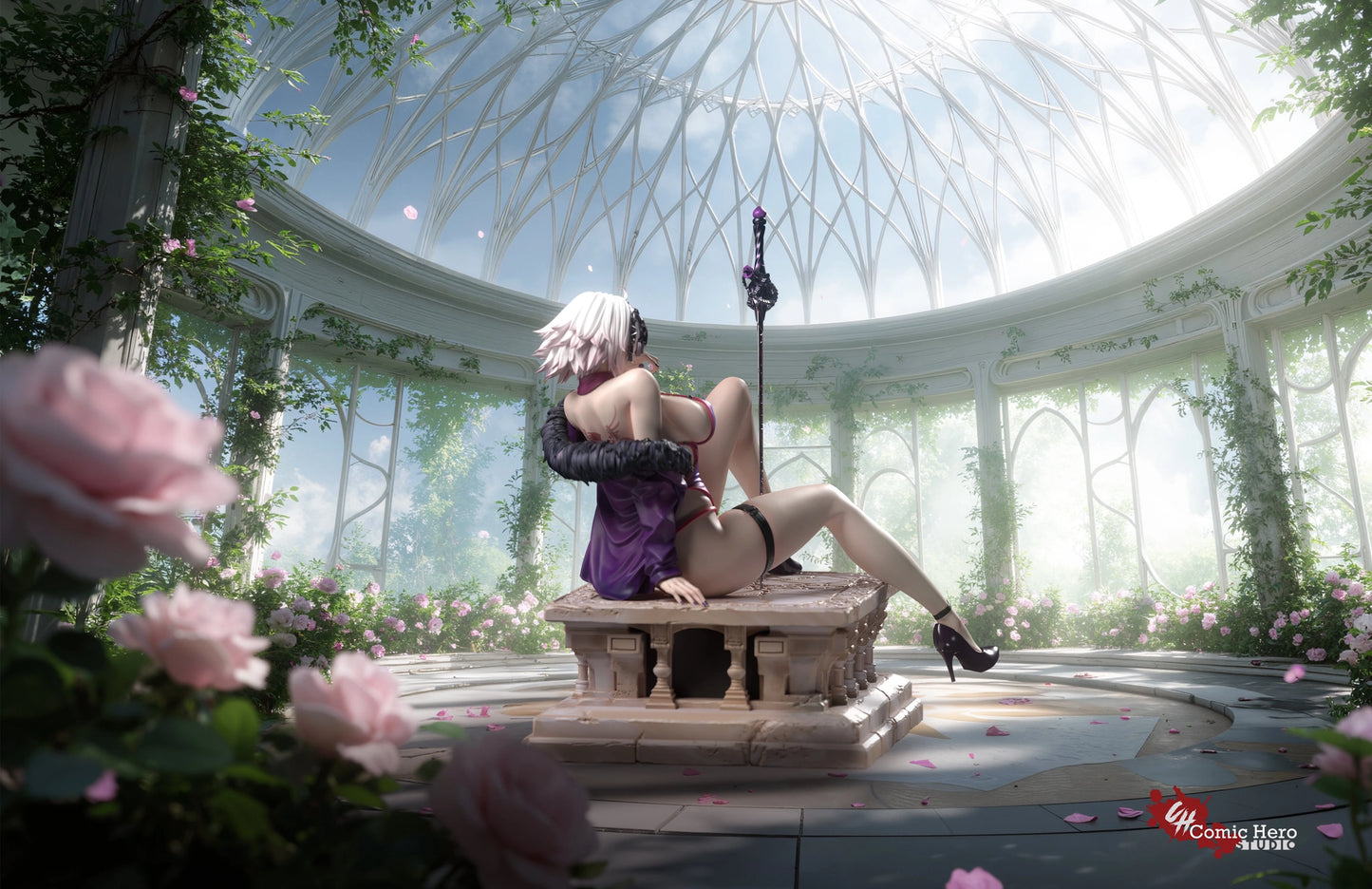 Preventa Resina Jeanne d'Arc Figura Fate/Grand Order Comic Hero Estudio