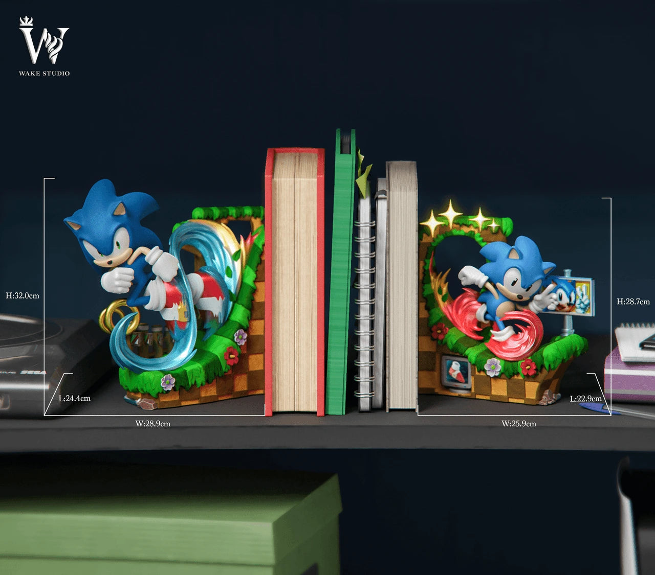 Preventa Resina Sonic Figura Sonic Generations Wake Estudio