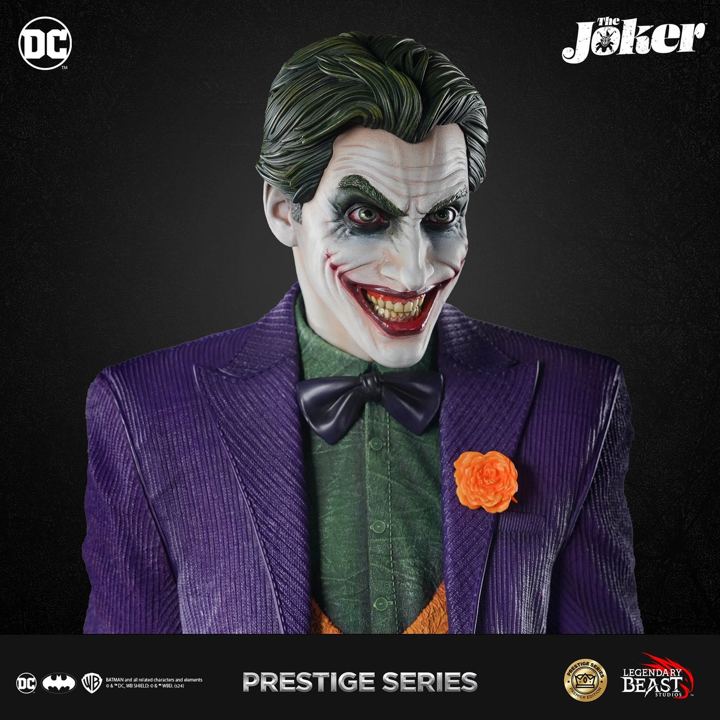 Preventa Resina Joker Figura DC Comics Legendary Beast (Licencia) Estudio