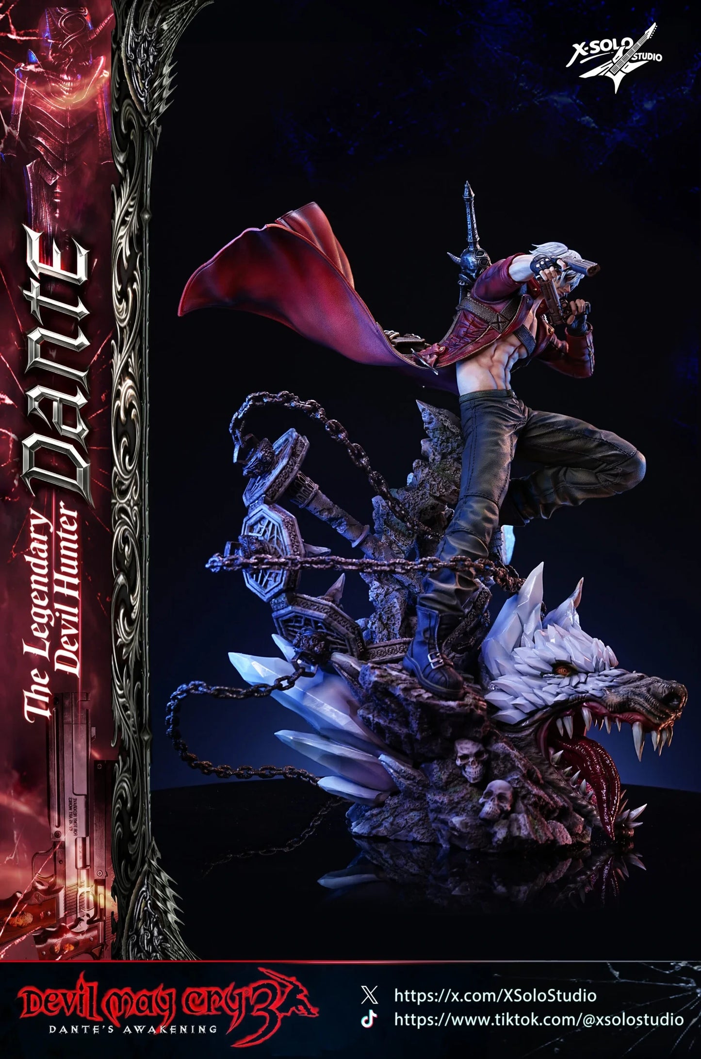 Preventa Resina Dante Figura Devil May Cry 3 X-Solo Estudio