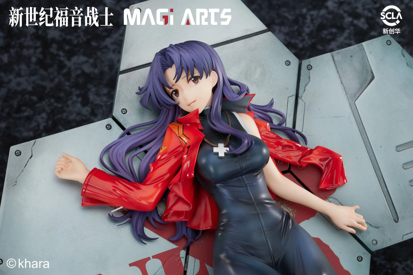 Preventa Resina Katsuragi Misato Figura Evangelion Magi Arts (Licencia) Estudio