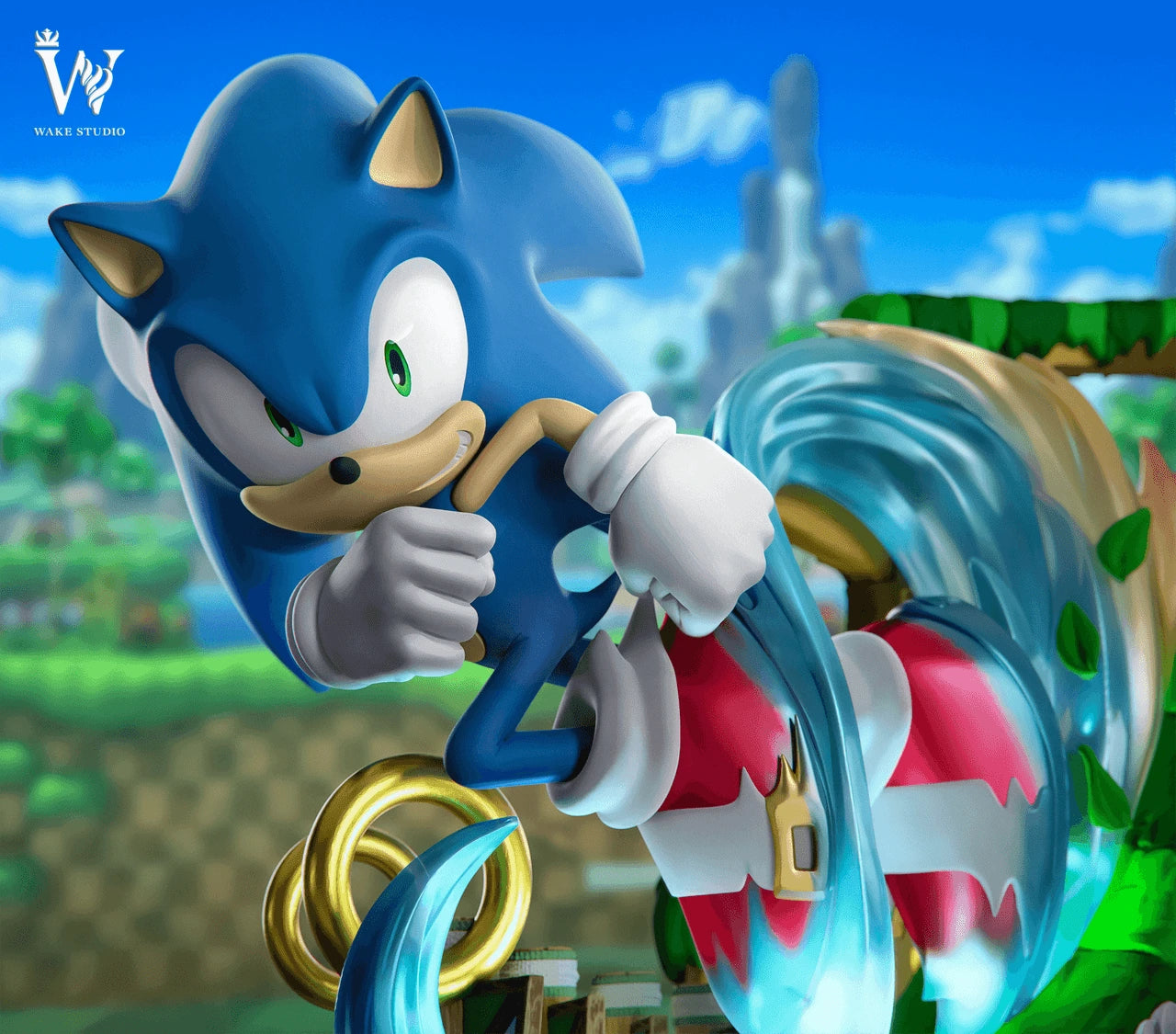Preventa Resina Sonic Figura Sonic Generations Wake Estudio