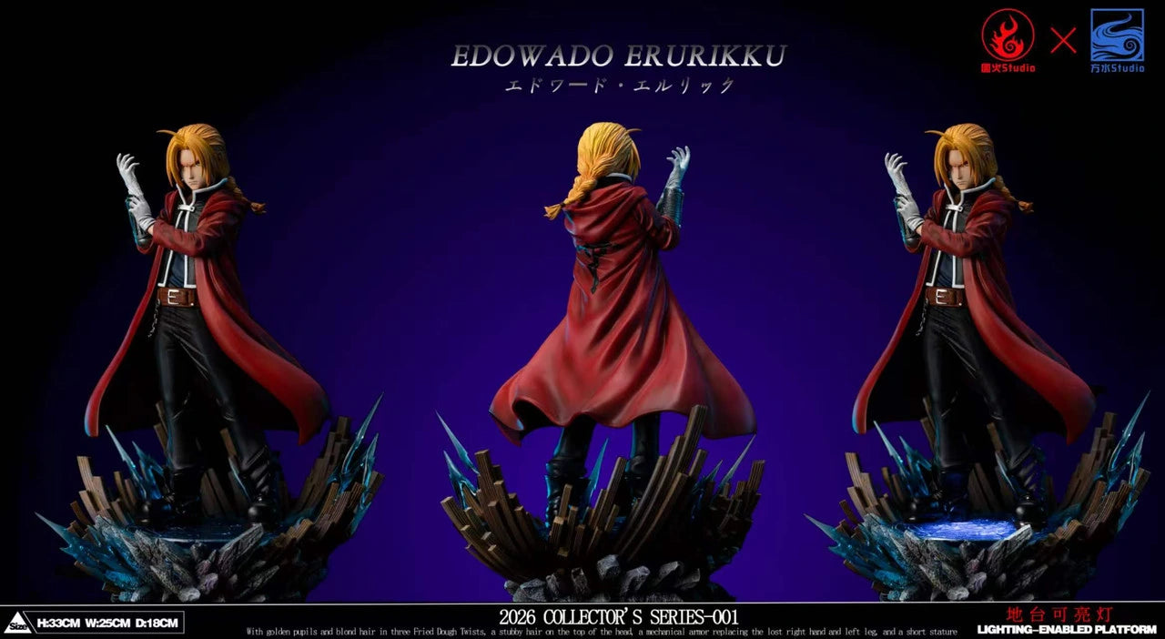 Preventa Resina Edward Elric Figura Full Metal Alchemist YuanHuao & Fangshui Estudio