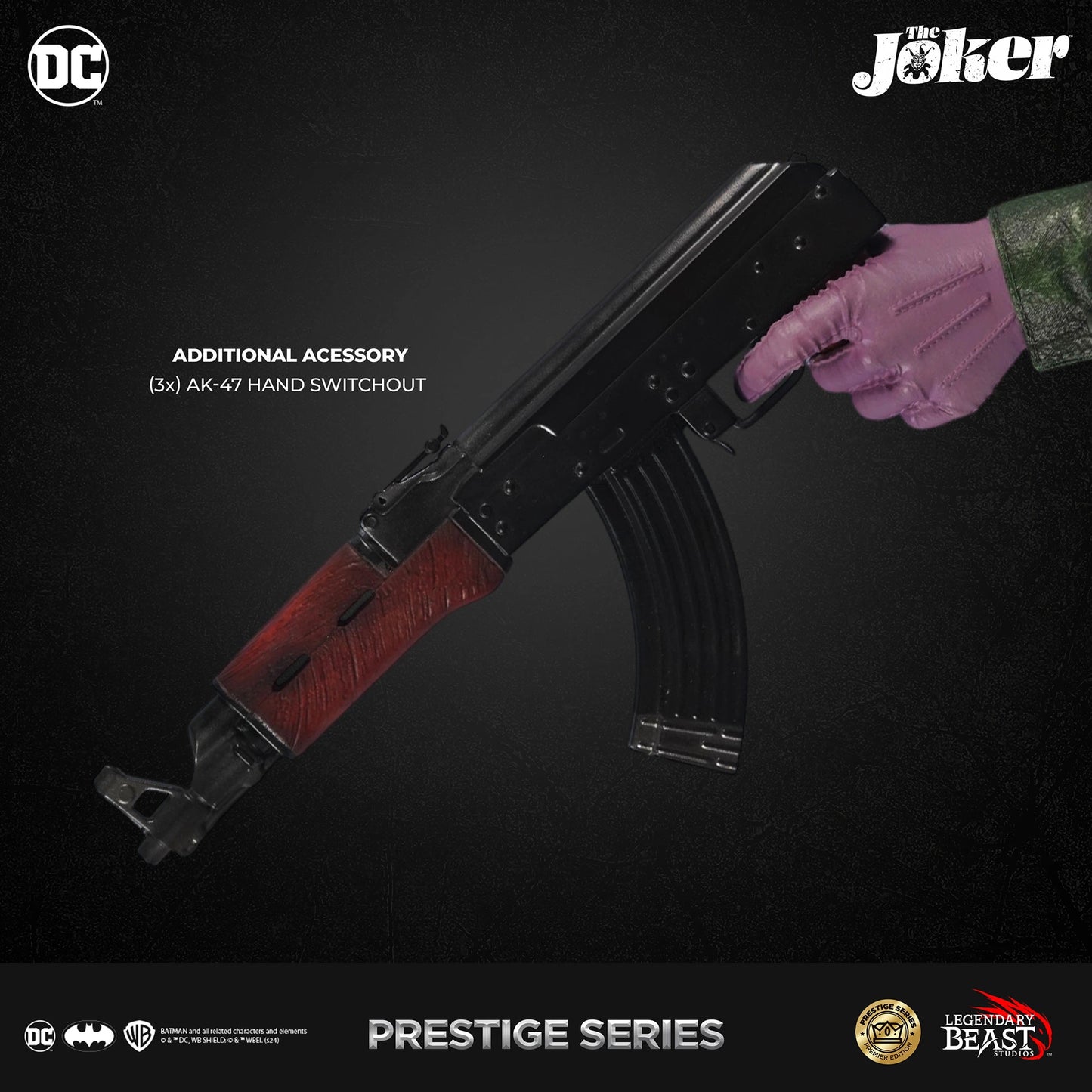 Preventa Resina Joker Figura DC Comics Legendary Beast (Licencia) Estudio