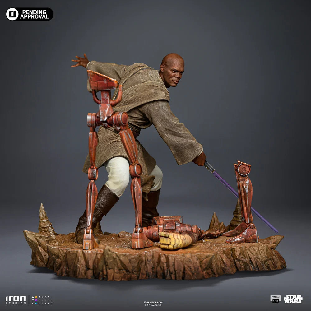 Preventa Resina Mace Windu Figura Star Wars Iron (Licencia) Estudio