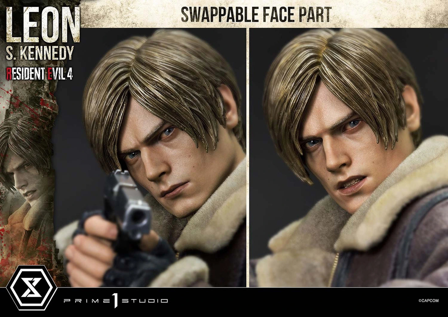 Preventa Resina Leon S. kennedy Figura Resident Evil 4 Prime 1 (Licencia) Estudio