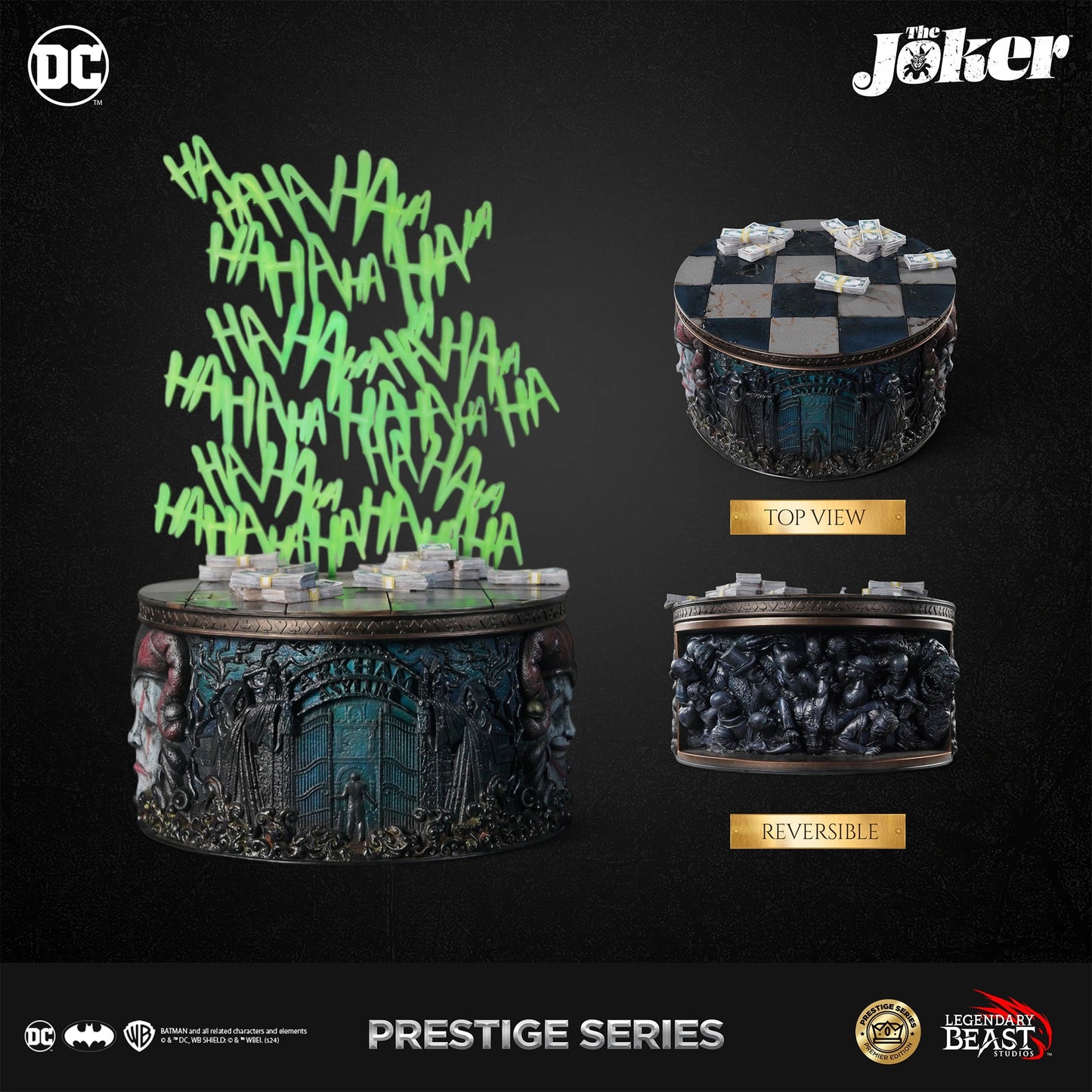 Preventa Resina Joker Figura DC Comics Legendary Beast (Licencia) Estudio