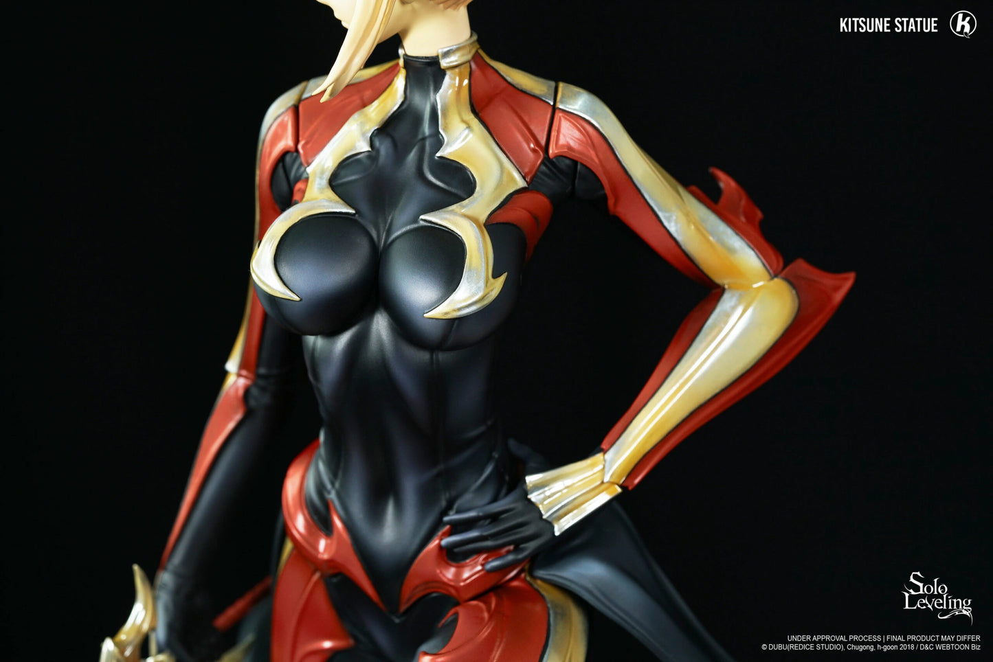 Preventa Resina Cha Hae-In Figura Solo Leveling Kitsune Statue (Licencia) Estudio