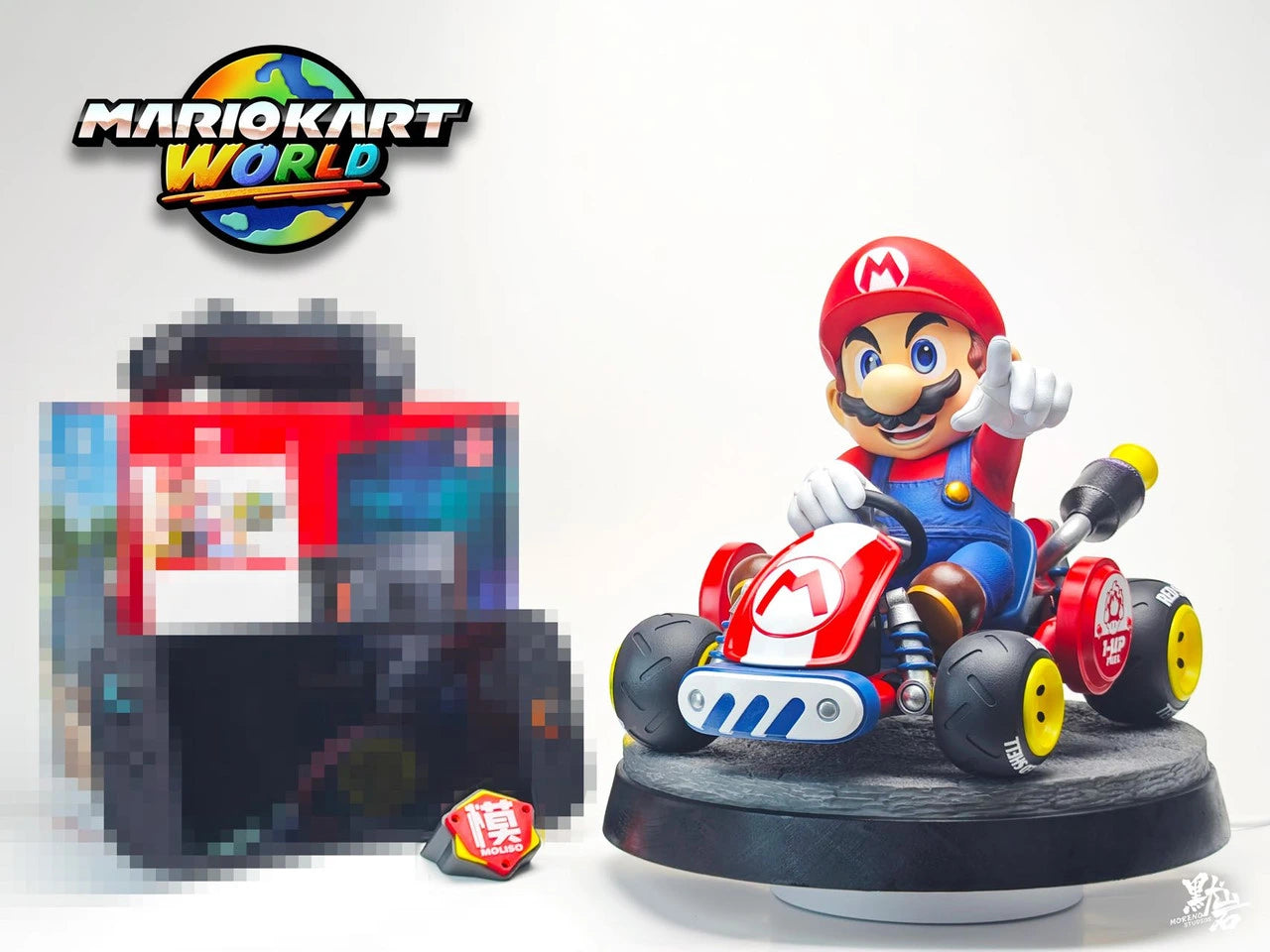 Preventa Resina Mario Figura MarioKart World Moreno Estudio