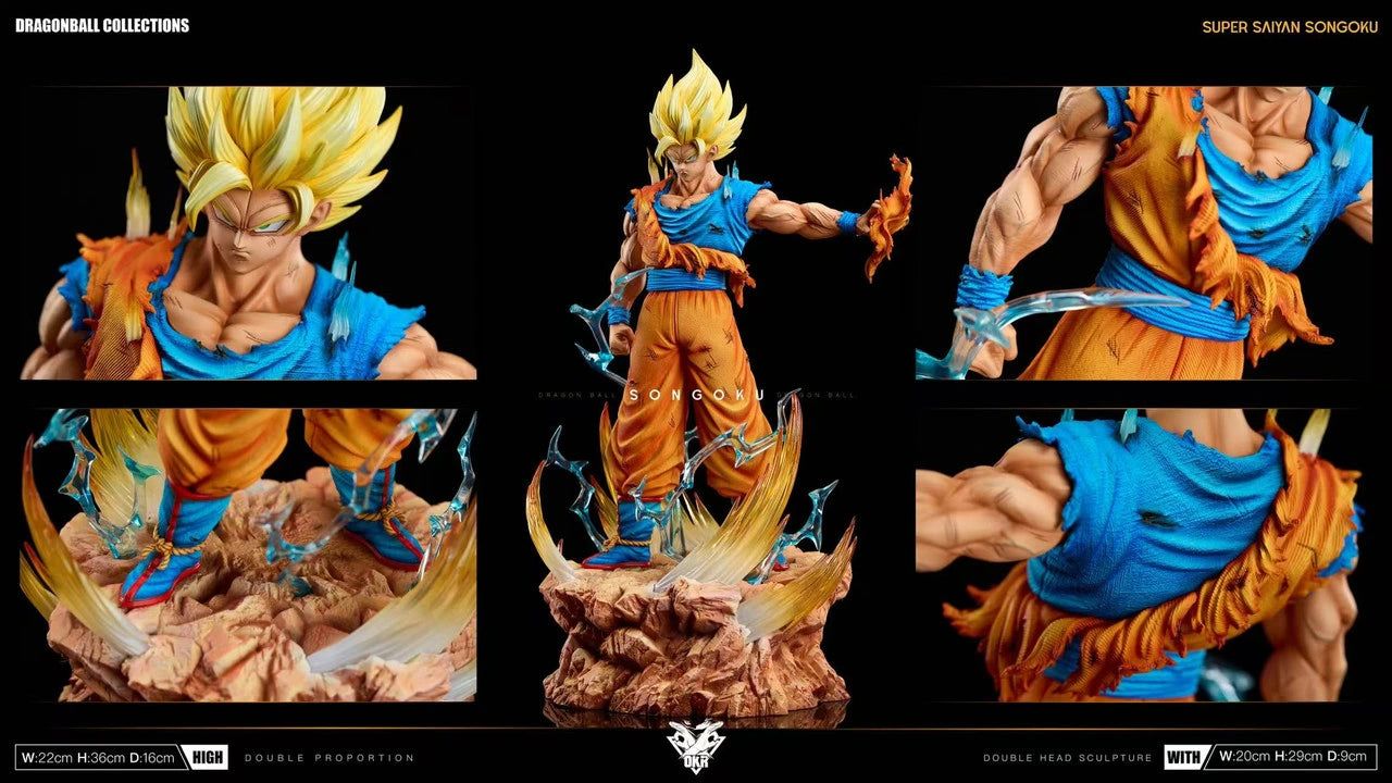 Preventa Resina Goku SSJ2 Figura Dragon Ball OKR Estudio