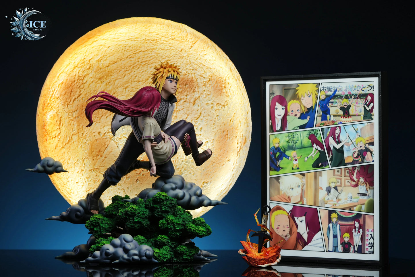 Preventa Resina Minato & Kushima Figura Naruto ICE Estudio