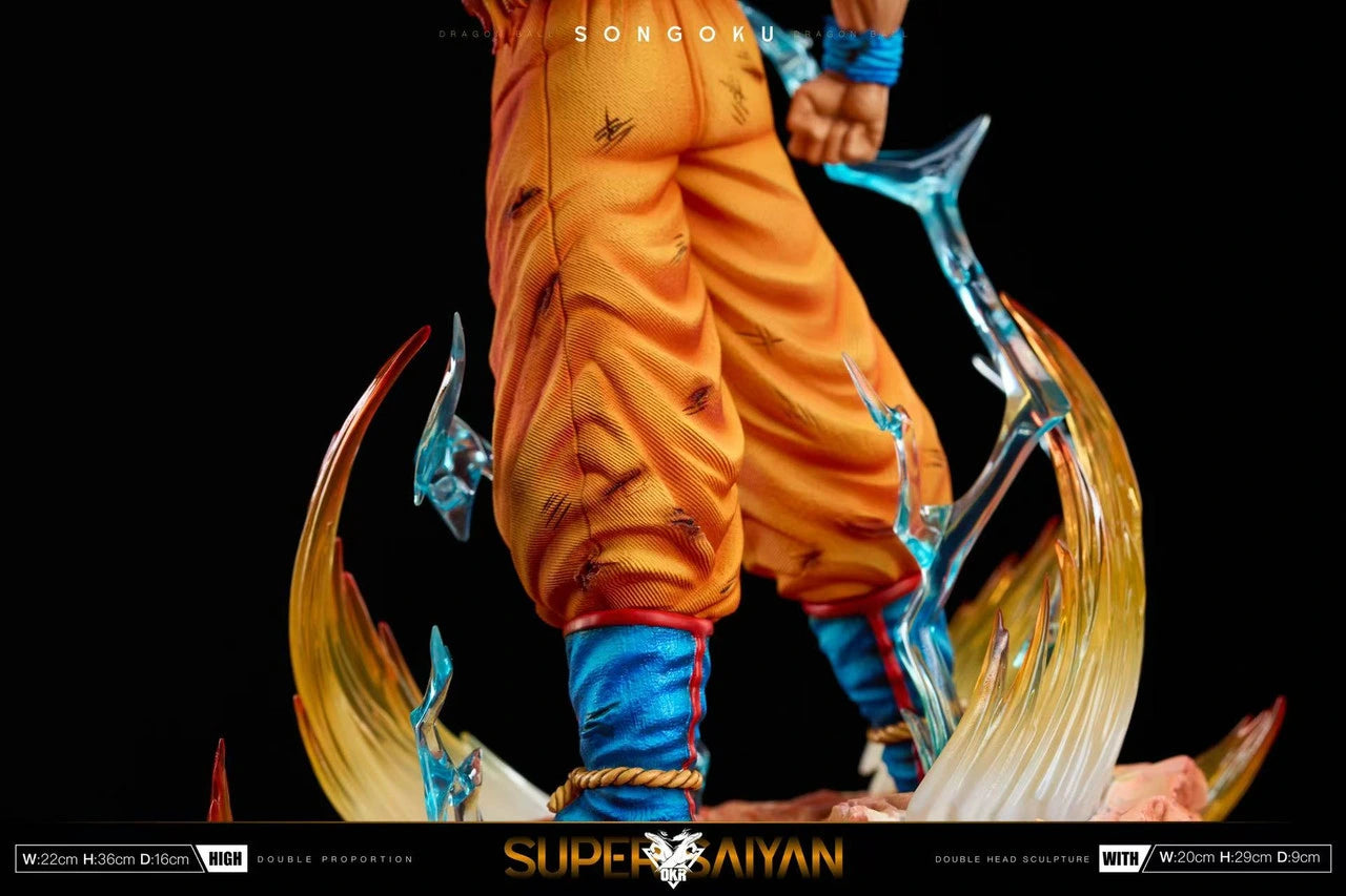 Preventa Resina Goku SSJ2 Figura Dragon Ball OKR Estudio