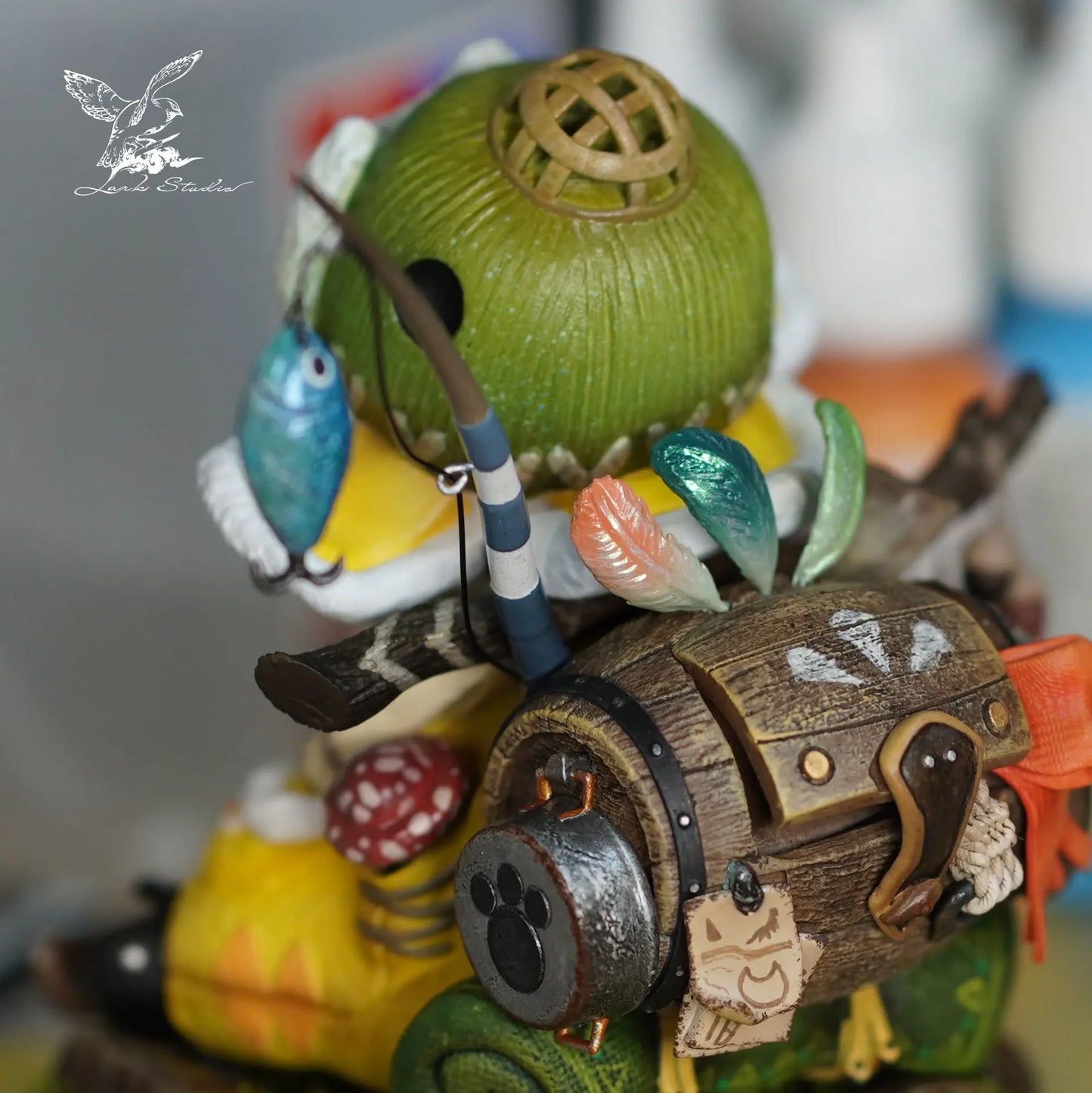 Preventa Resina Felyne Figura Monster Hunter Lark Estudio