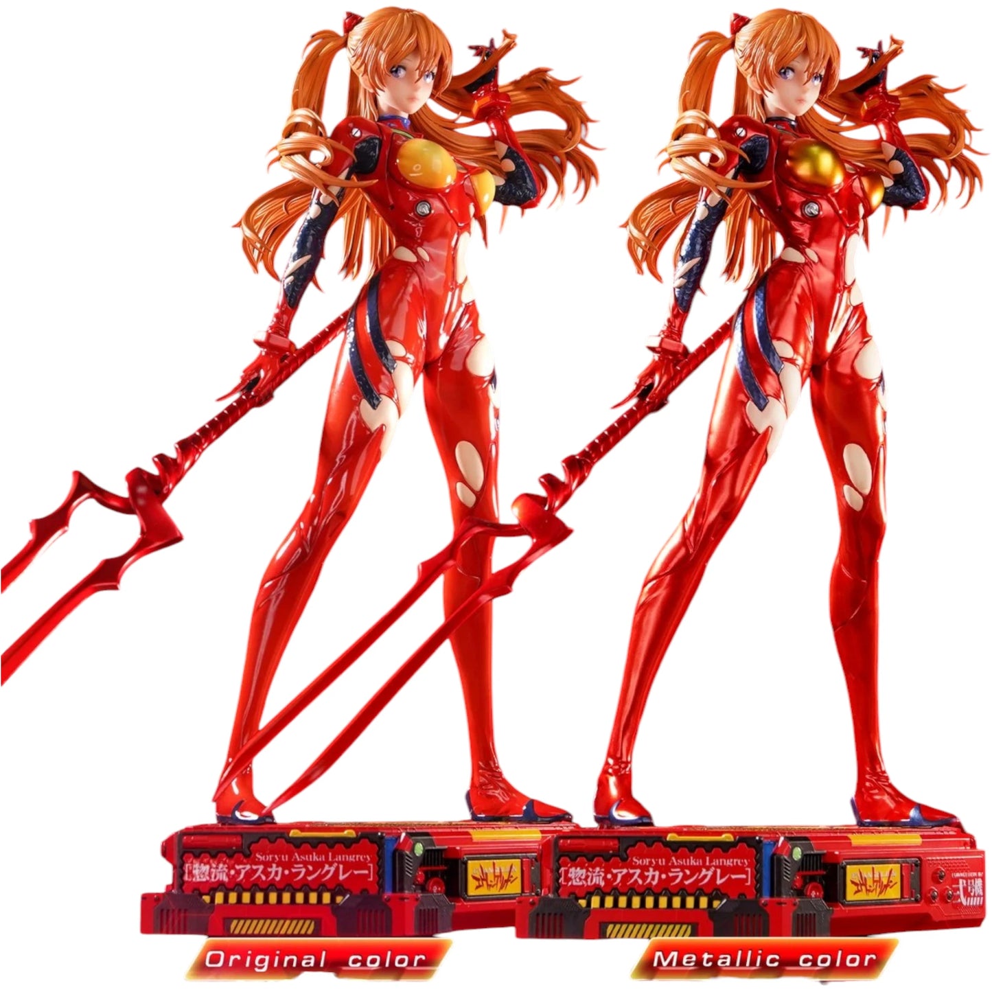 Preventa Resina Asuka Langley Soryu Figura Evangelion Dimensional Cells Estudio