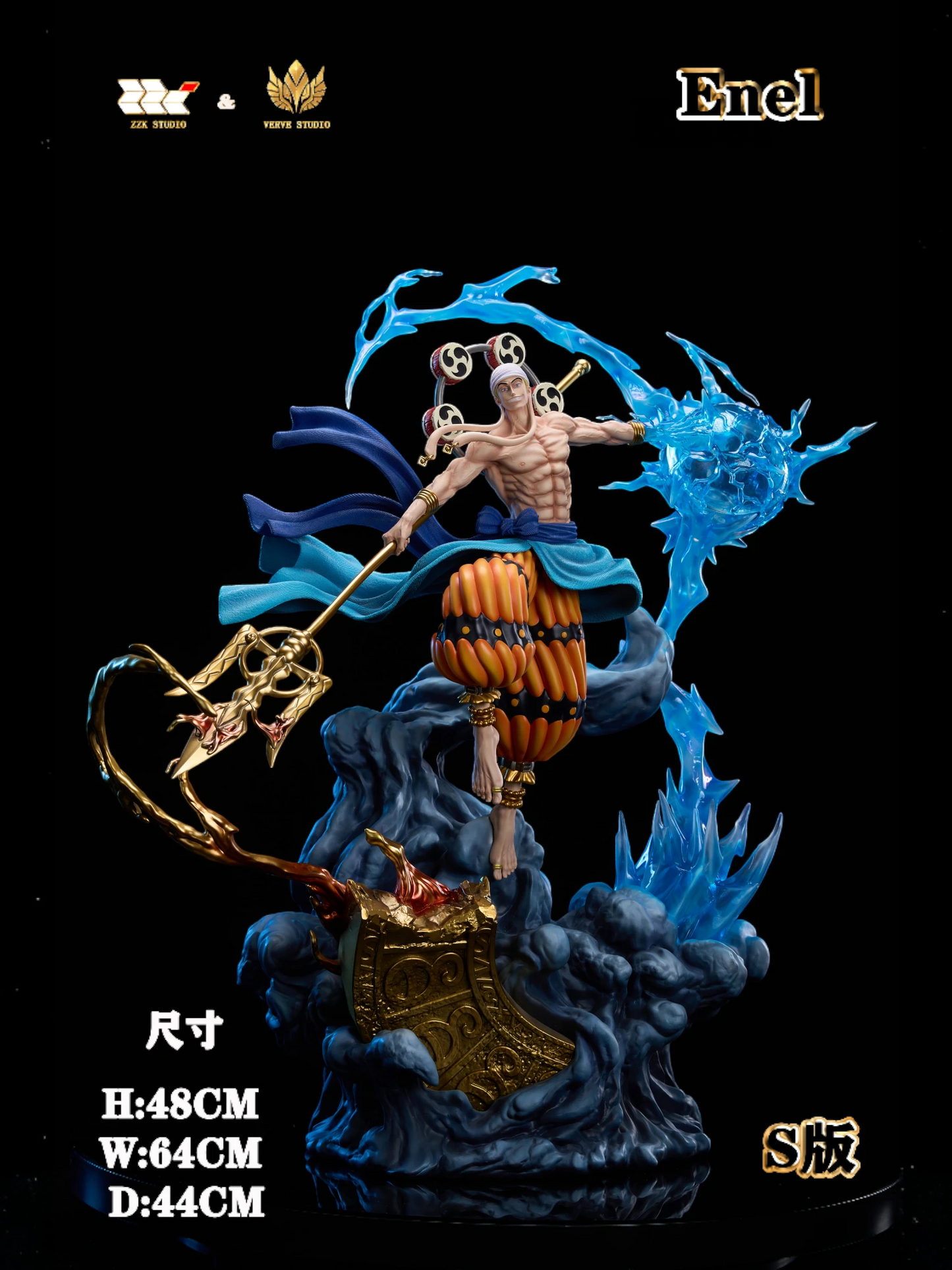 Preventa Resina Enel Figura One Piece Zzk & Verve Estudio