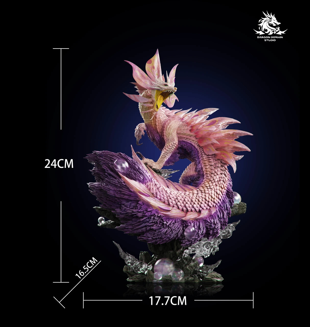 Preventa Resina Mizutsune Figura Monster Hunter Dragon Realm Estudio