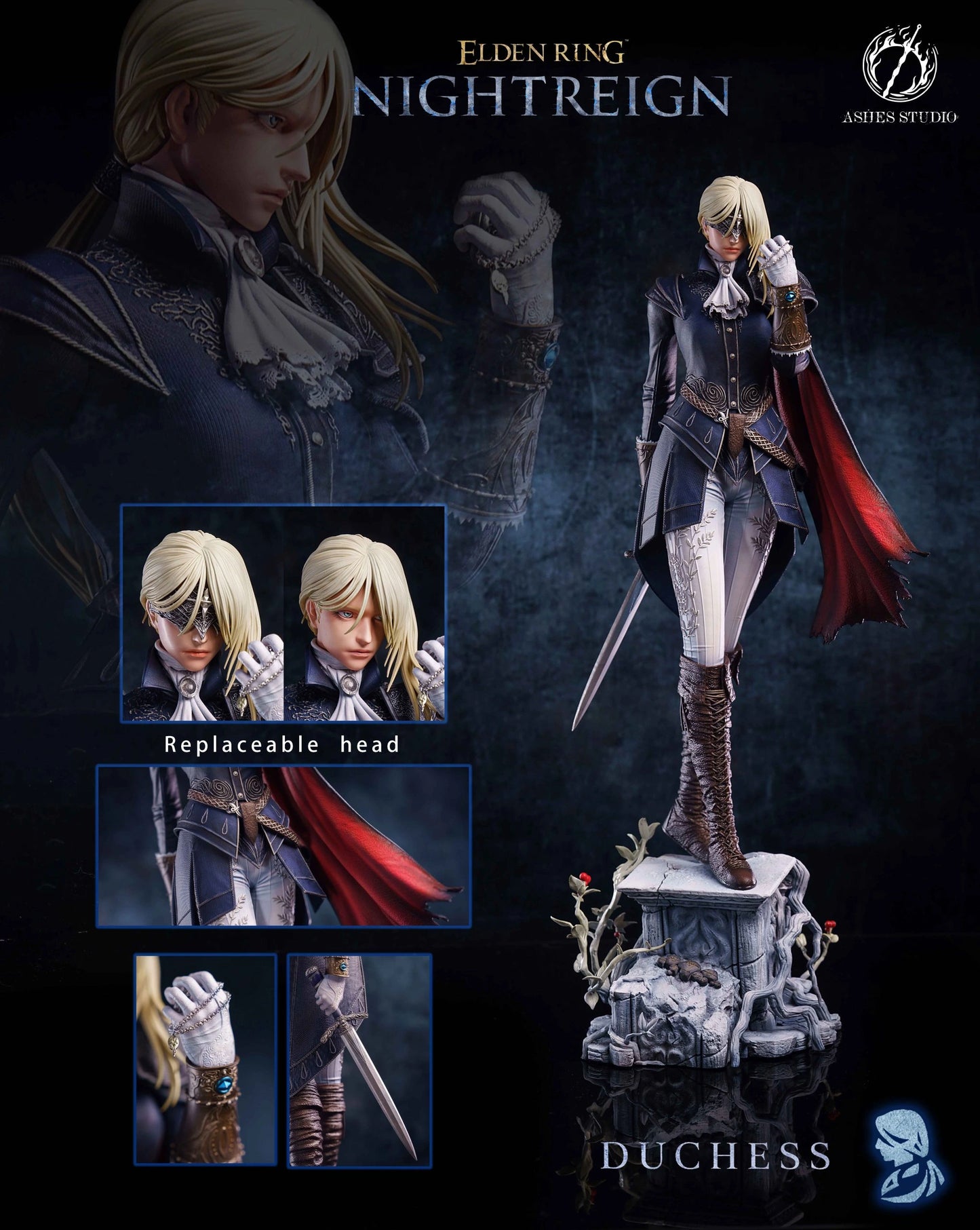Preventa Resina Duchess Figura Elden Ring Ashes Estudio