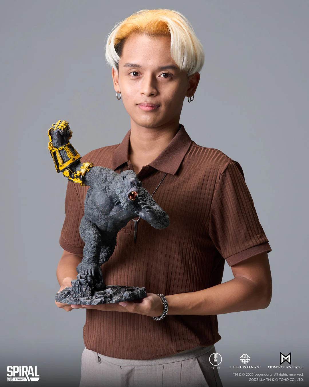 "Preventa Resina Kong Figura Godzilla y Kong: El nuevo imperio Spiral (Licencia) Estudio"