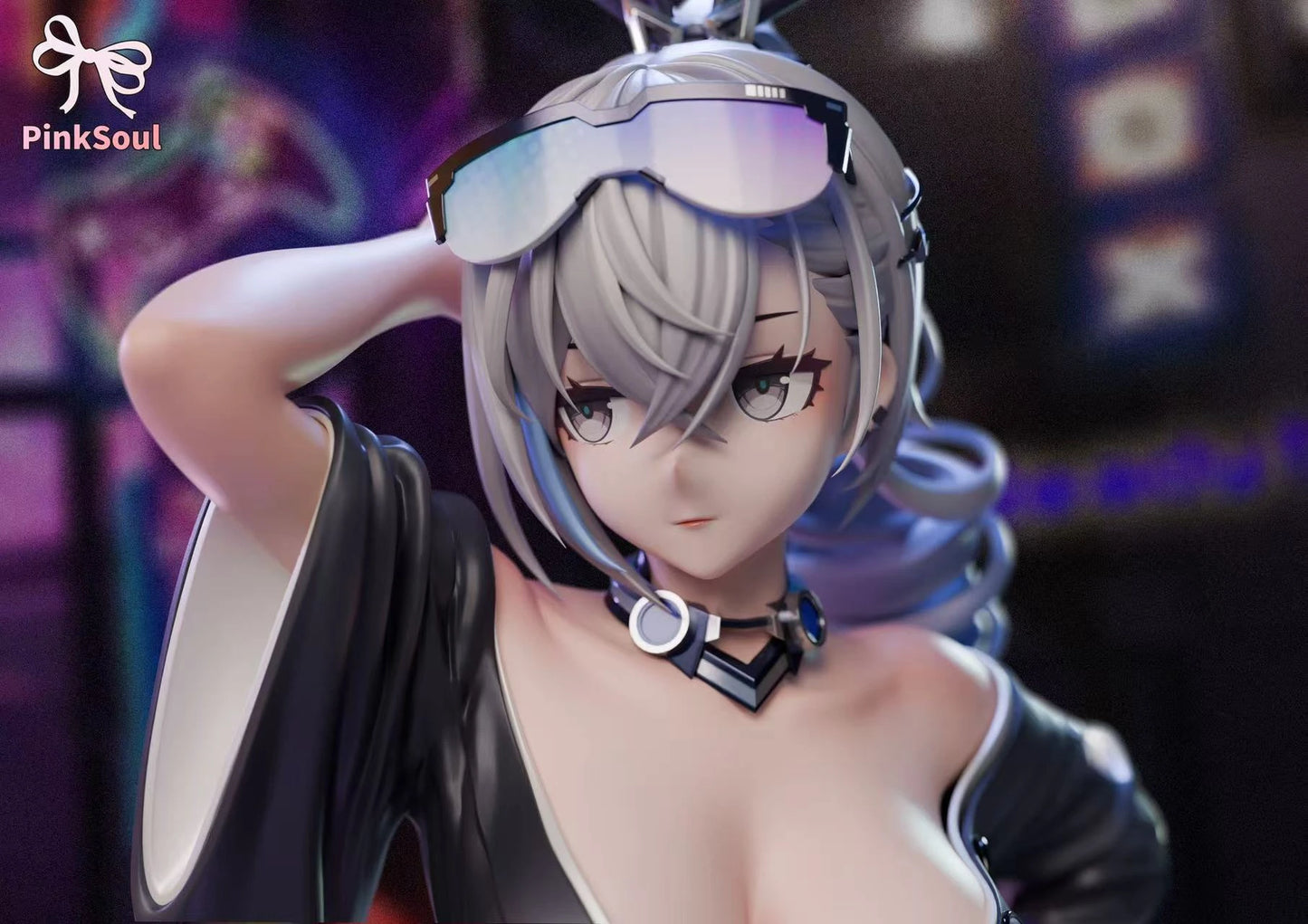 Preventa Resina Silver Wolf Figura Honkai: Star Rail PinkSoul Estudio
