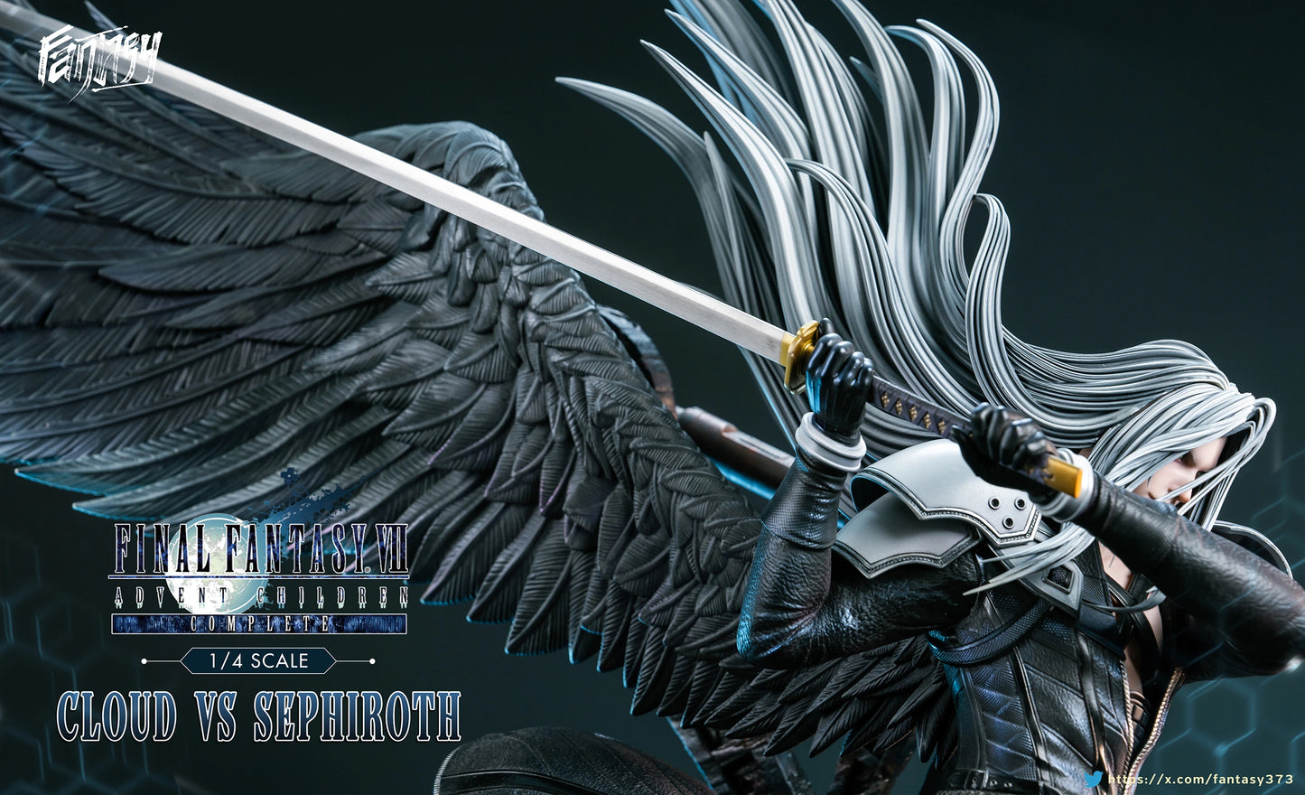 Preventa Resina Cloud vs Sephiroth Figura Final Fantasy VII Fantasy & Dragon Estudio