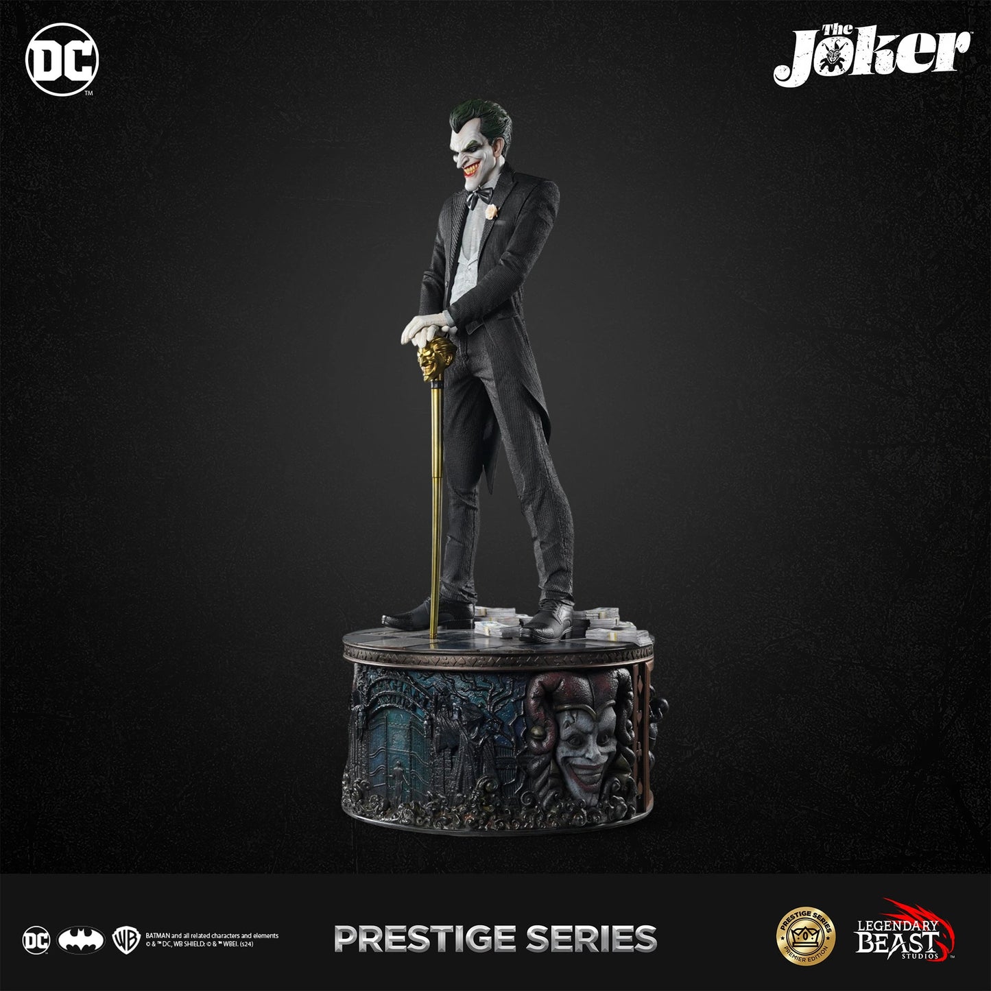 Preventa Resina Joker Figura DC Comics Legendary Beast (Licencia) Estudio
