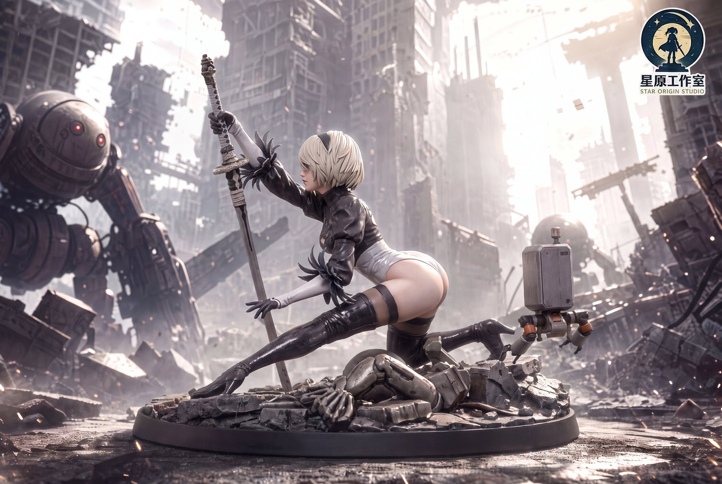 Preventa Resina 2B Figura Nier: Automata 1/6 Star Origin Estudio
