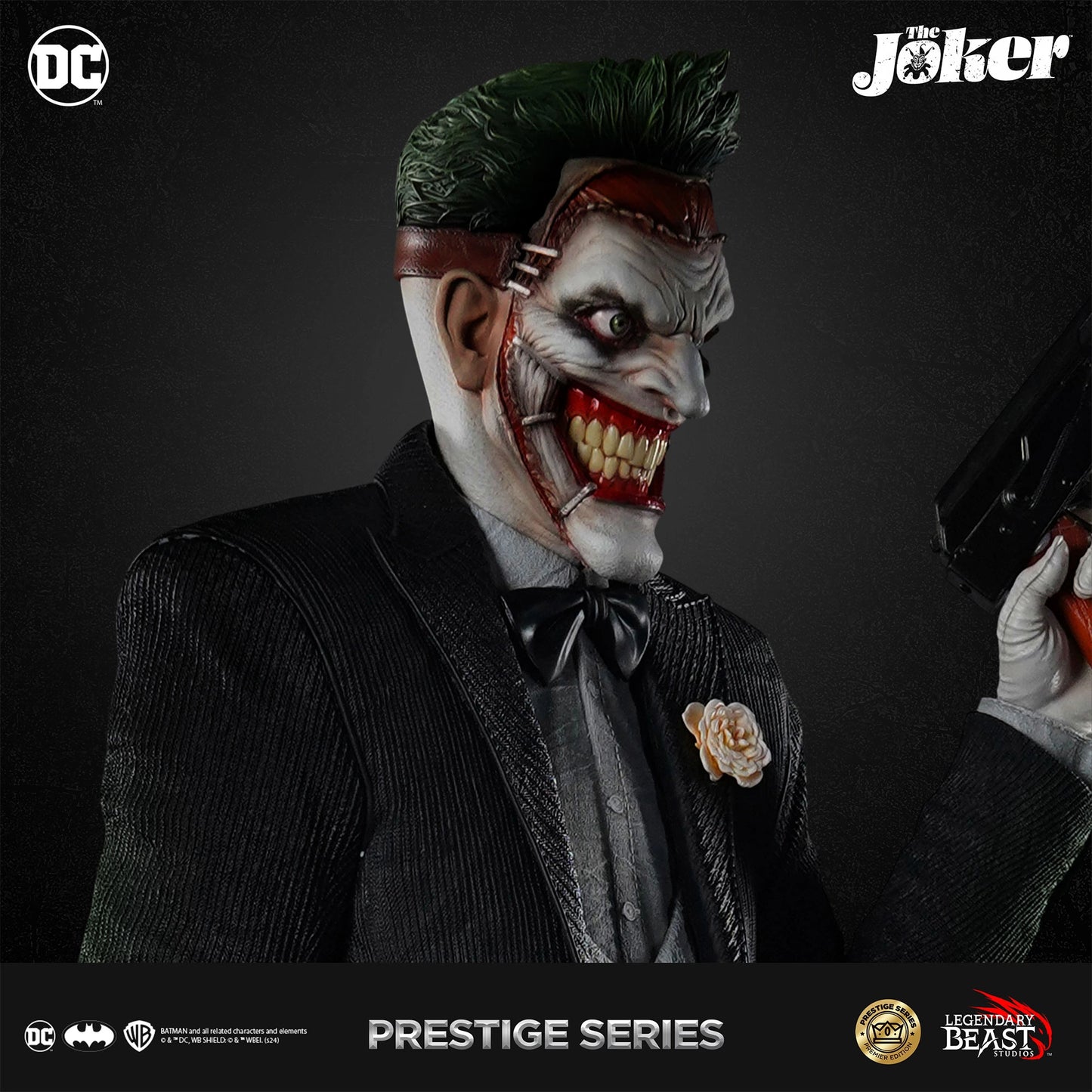 Preventa Resina Joker Figura DC Comics Legendary Beast (Licencia) Estudio