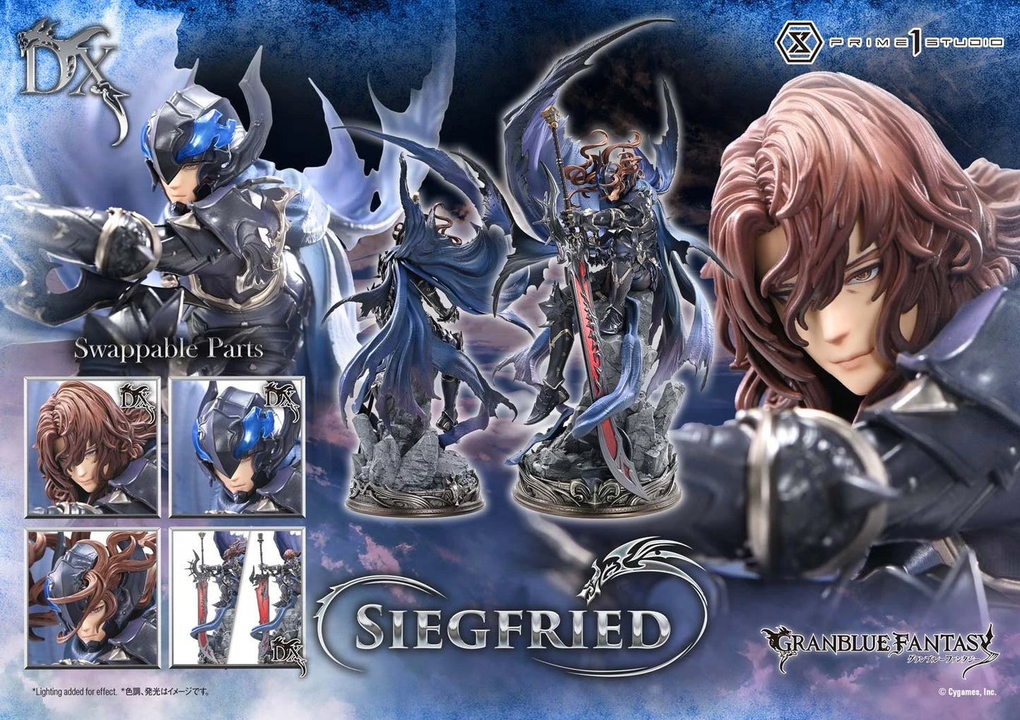 Preventa Resina Siegfried Figura Granblue Fantasy Prime 1 (Licencia) Estudio
