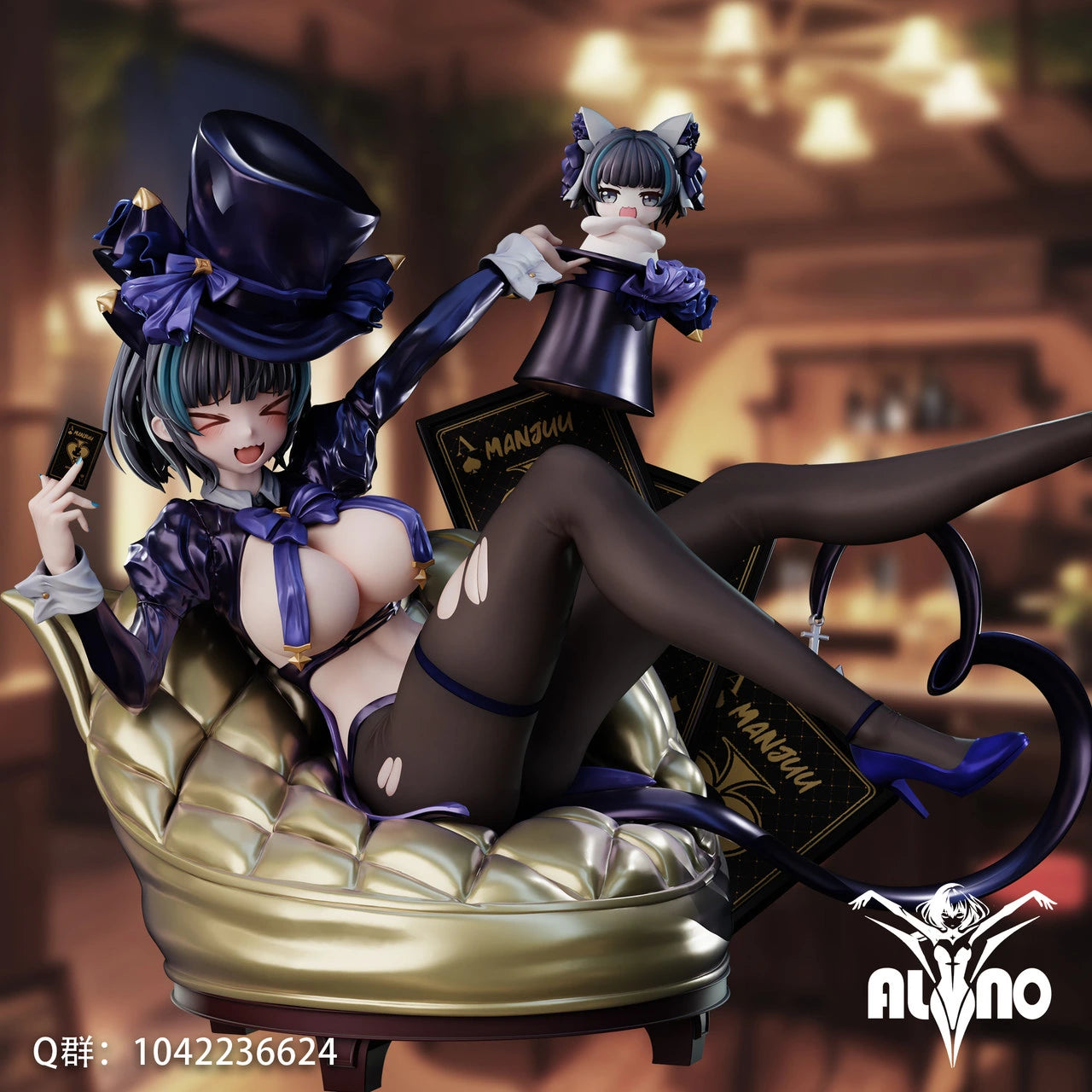 Preventa Resina Cheshire Figura Azur Lane Alyno Estudio