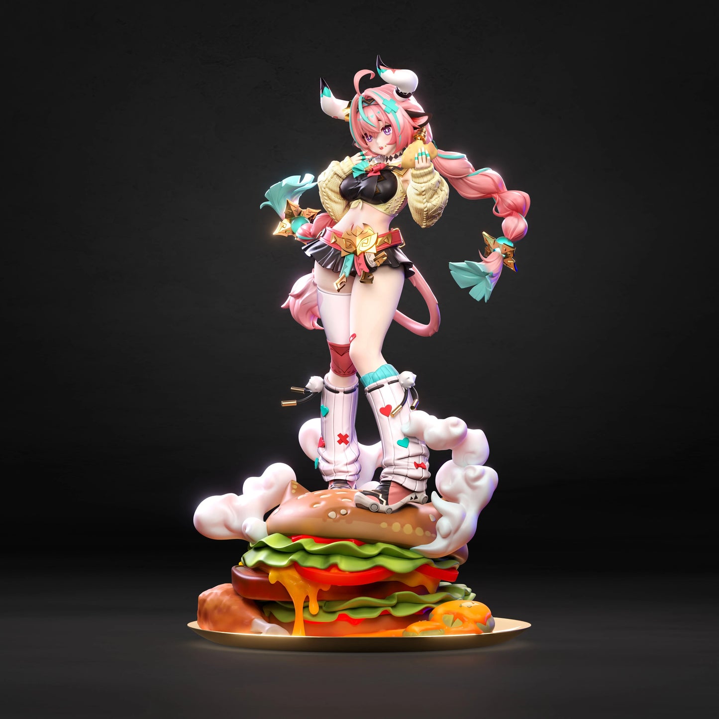 Preventa Resina Varesa Figura Genshin Impact Xian Huan Xiong Estudio