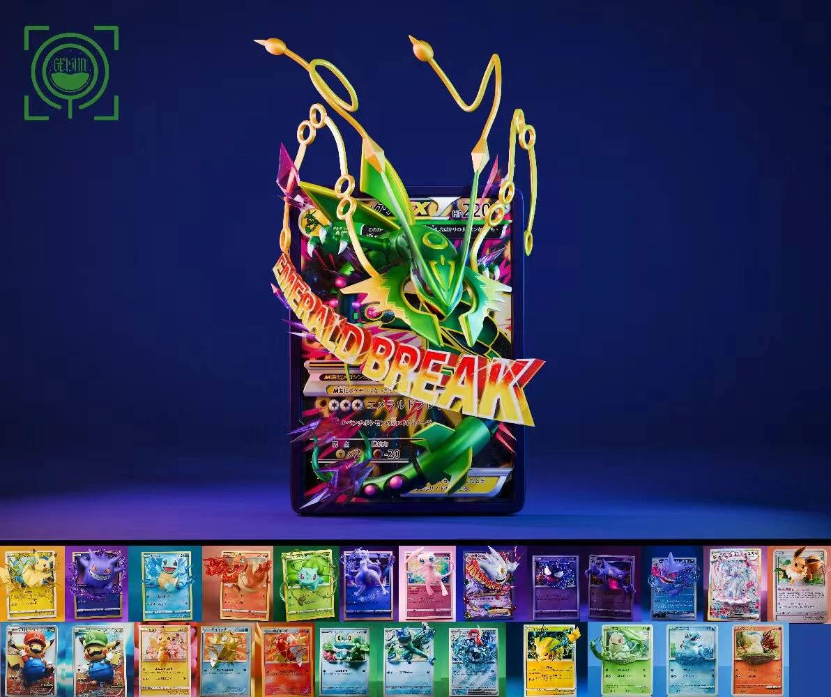 Preventa Resina Rayqueaza Ex Figura Pokemón Geisha Estudio
