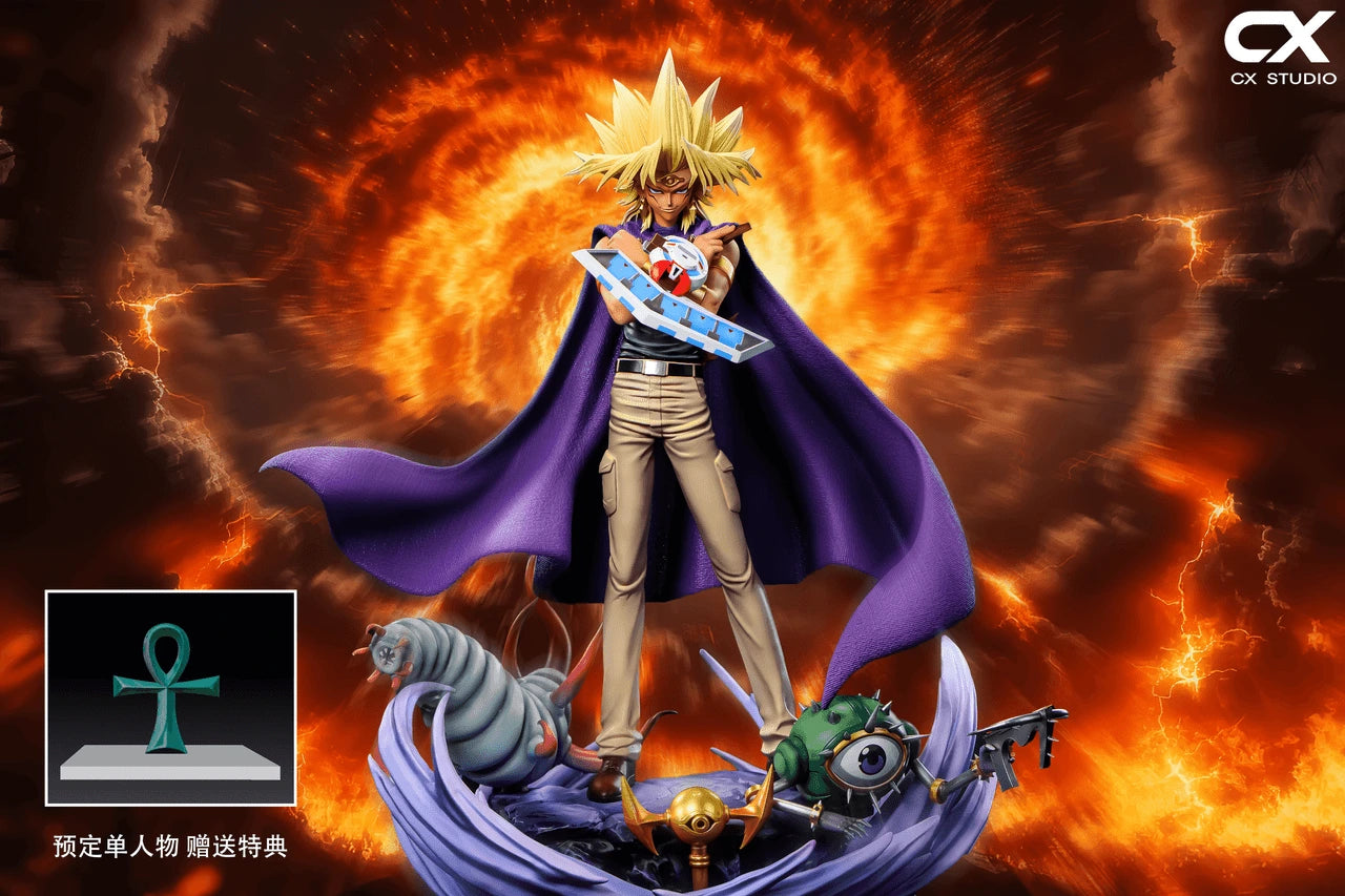 Preventa Resina Marik Ishtar & El Dragon Alado de Ra Figura Yu-Gi-Oh! CX Estudio