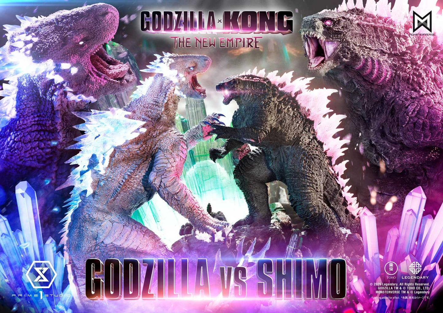 Preventa Resina Godzilla vs Shimo Figura Godzilla y Kong: El Nuevo Imperio Prime 1 (Licencia) Estudio