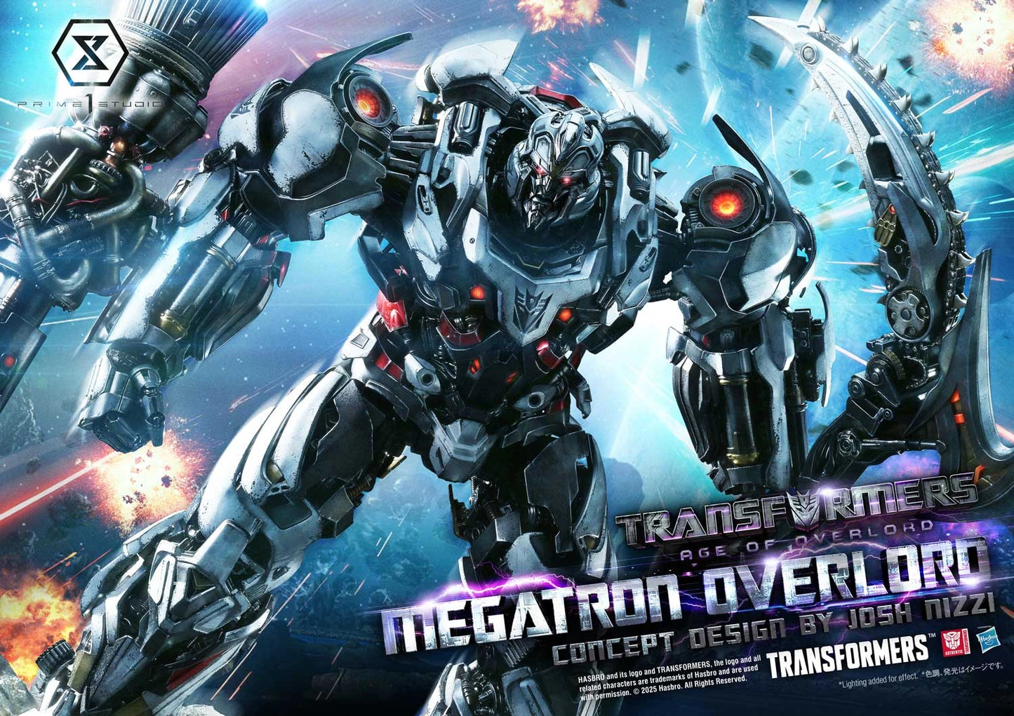Preventa Resina Megatron Overlord Figura Transformers Generations I Prime 1 (Licencia) Estudio