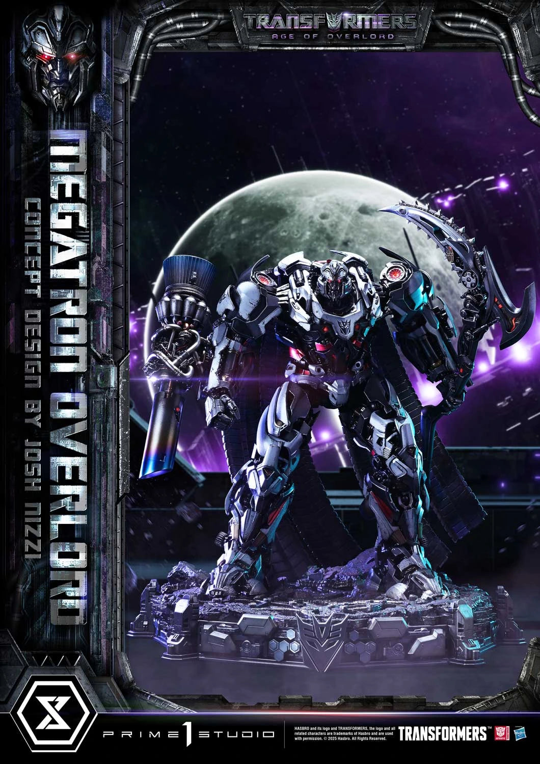 Preventa Resina Megatron Overlord Figura Transformers Generations I Prime 1 (Licencia) Estudio