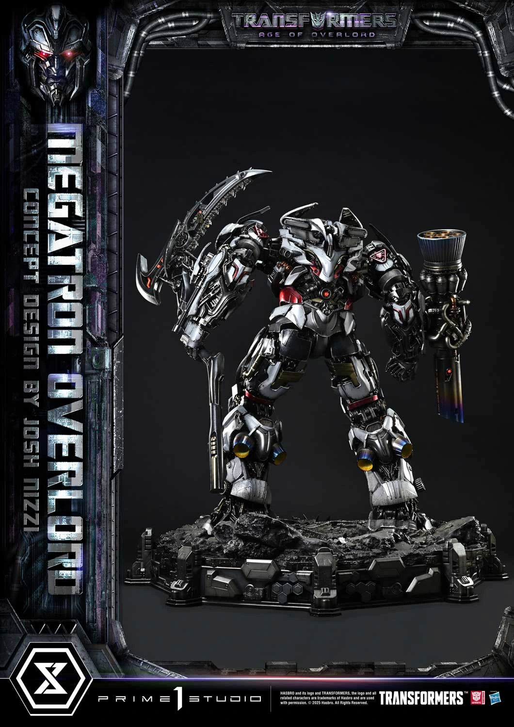 Preventa Resina Megatron Overlord Figura Transformers Generations I Prime 1 (Licencia) Estudio