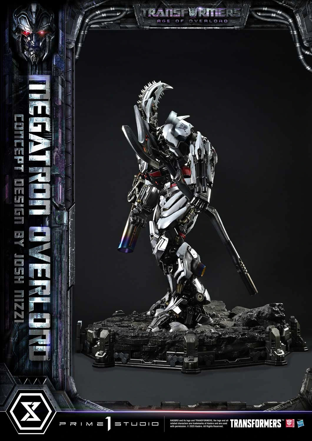 Preventa Resina Megatron Overlord Figura Transformers Generations I Prime 1 (Licencia) Estudio