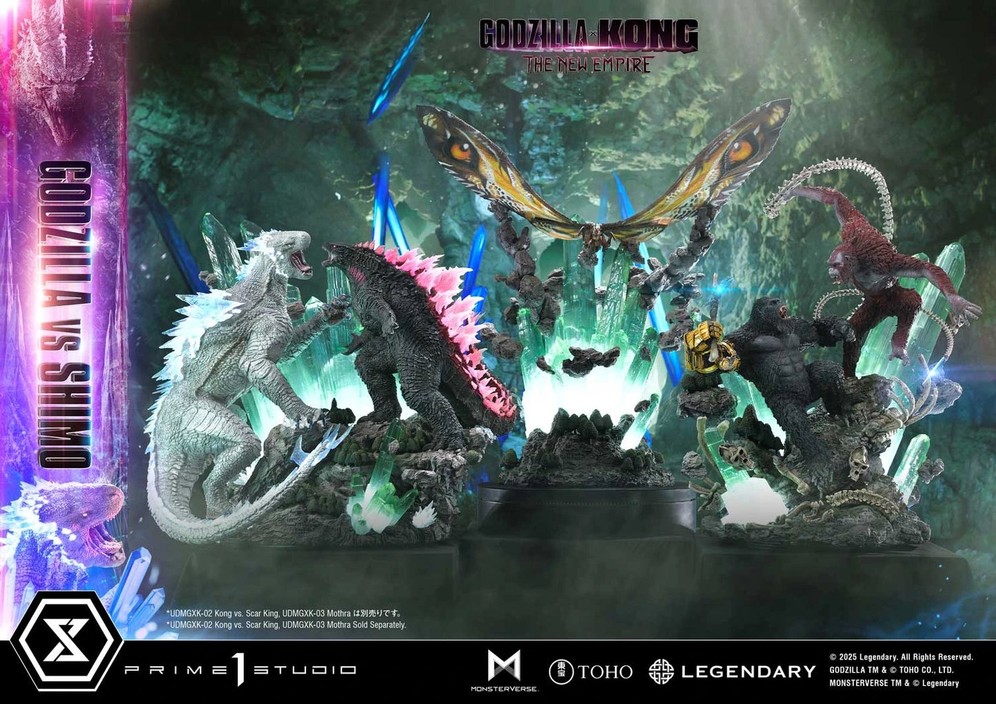 Preventa Resina Godzilla vs Shimo Figura Godzilla y Kong: El Nuevo Imperio Prime 1 (Licencia) Estudio