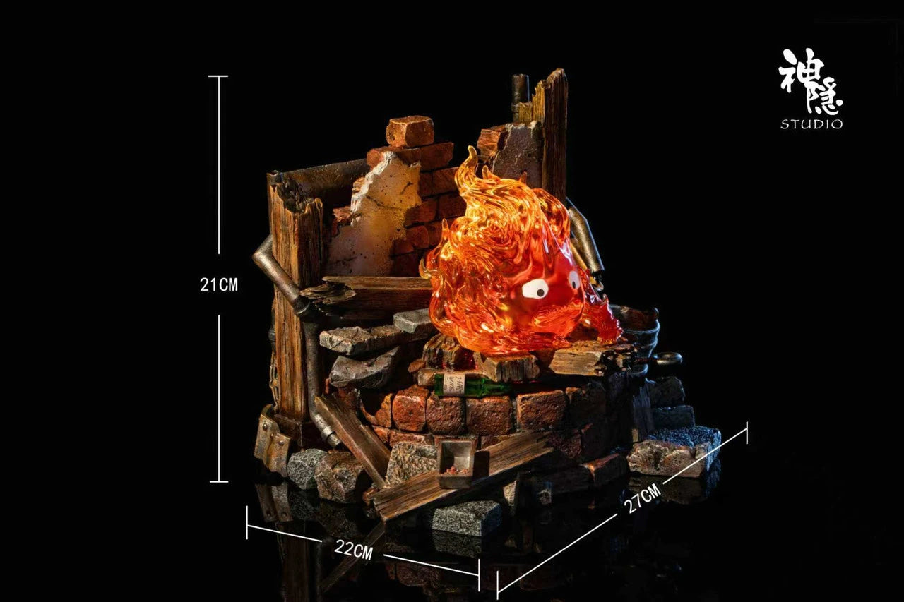 Preventa Resina Calcifer Figura El Increíble castillo vagabundo ShenYin Estudio