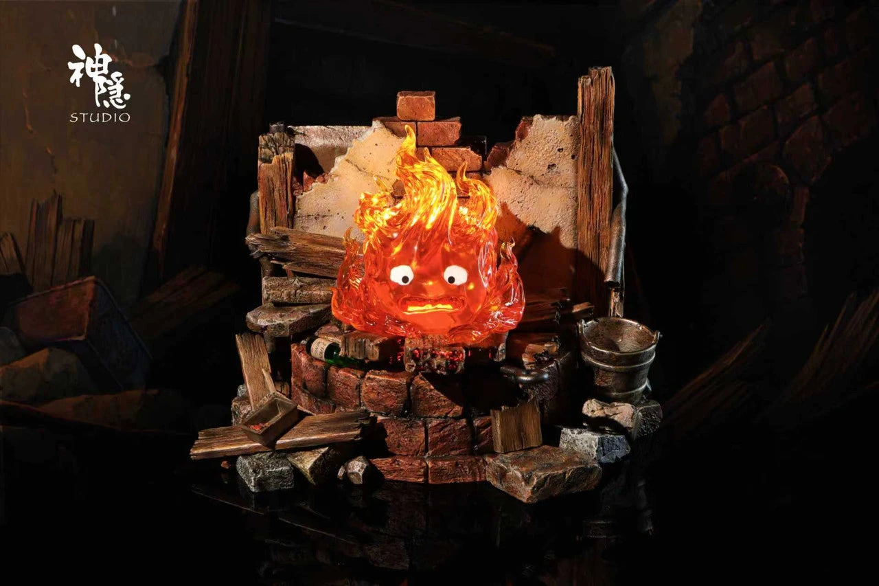 Preventa Resina Calcifer Figura El Increíble castillo vagabundo ShenYin Estudio