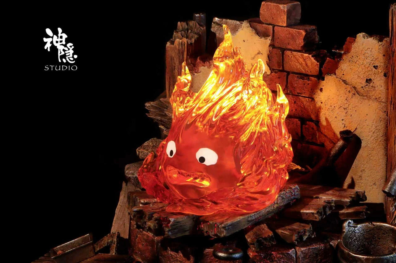 Preventa Resina Calcifer Figura El Increíble castillo vagabundo ShenYin Estudio
