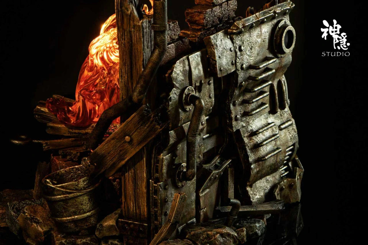 Preventa Resina Calcifer Figura El Increíble castillo vagabundo ShenYin Estudio