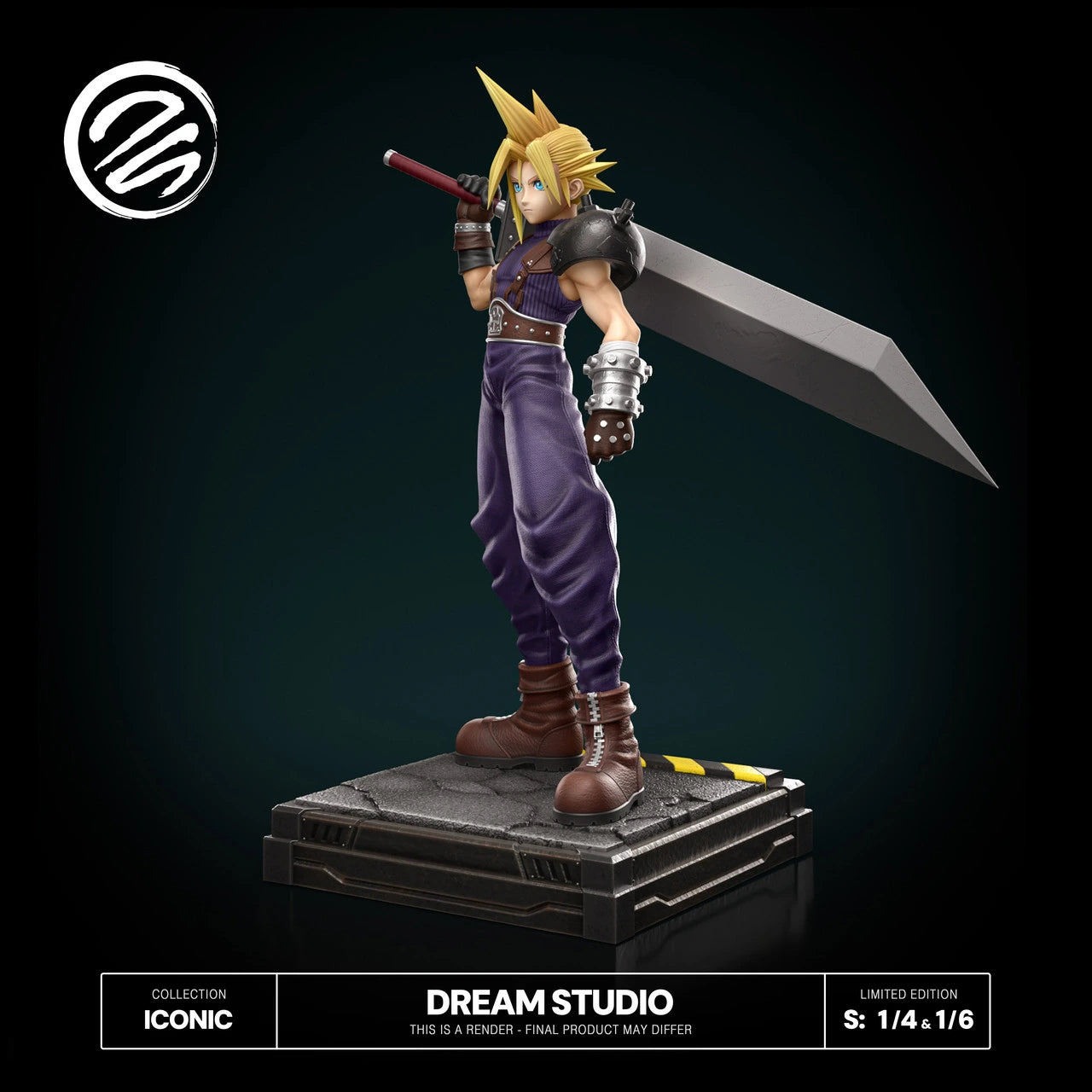 Preventa Resina Cloud Strife Figura Final Fantasy VII Dream Estudio