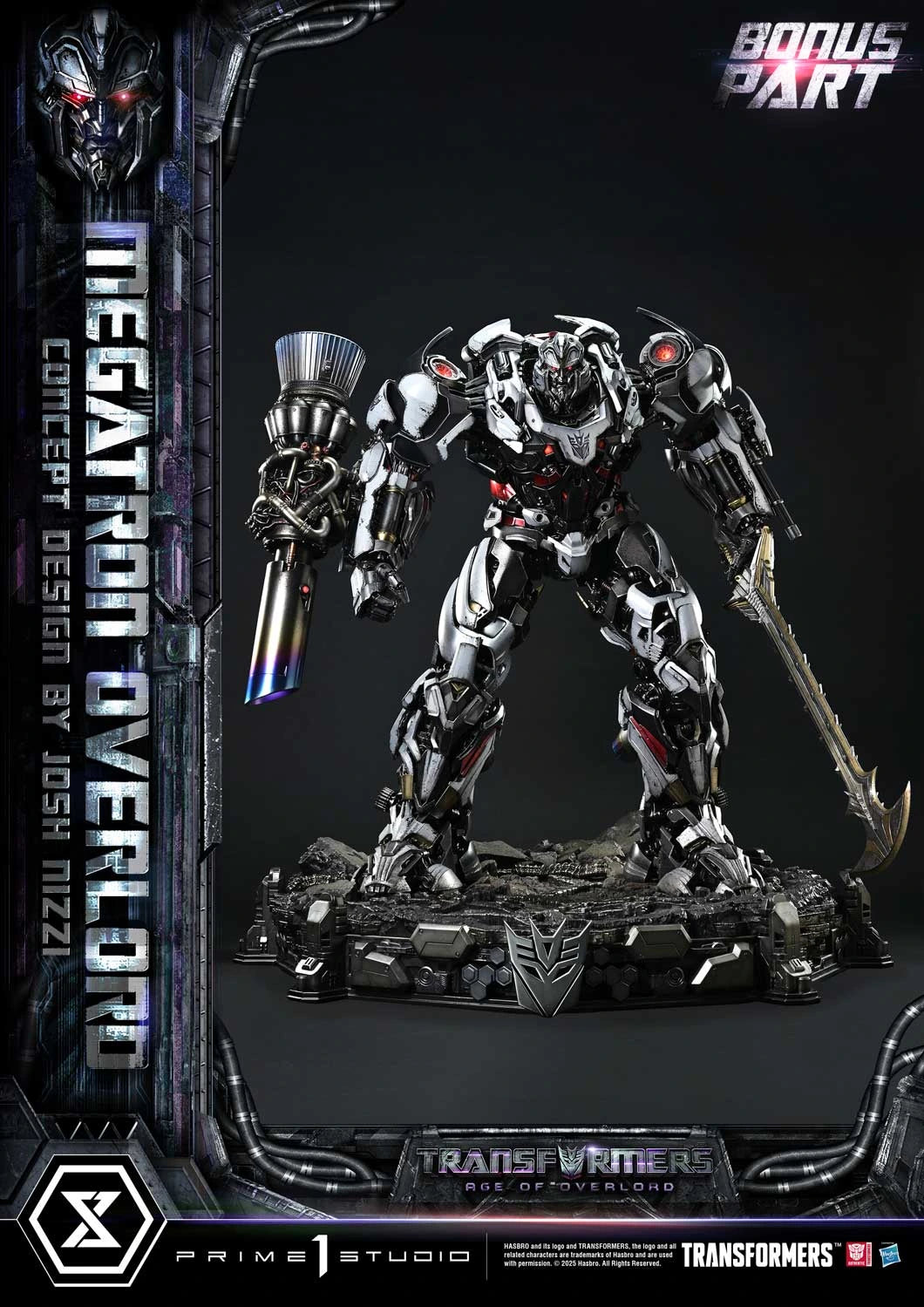 Preventa Resina Megatron Overlord Figura Transformers Generations I Prime 1 (Licencia) Estudio