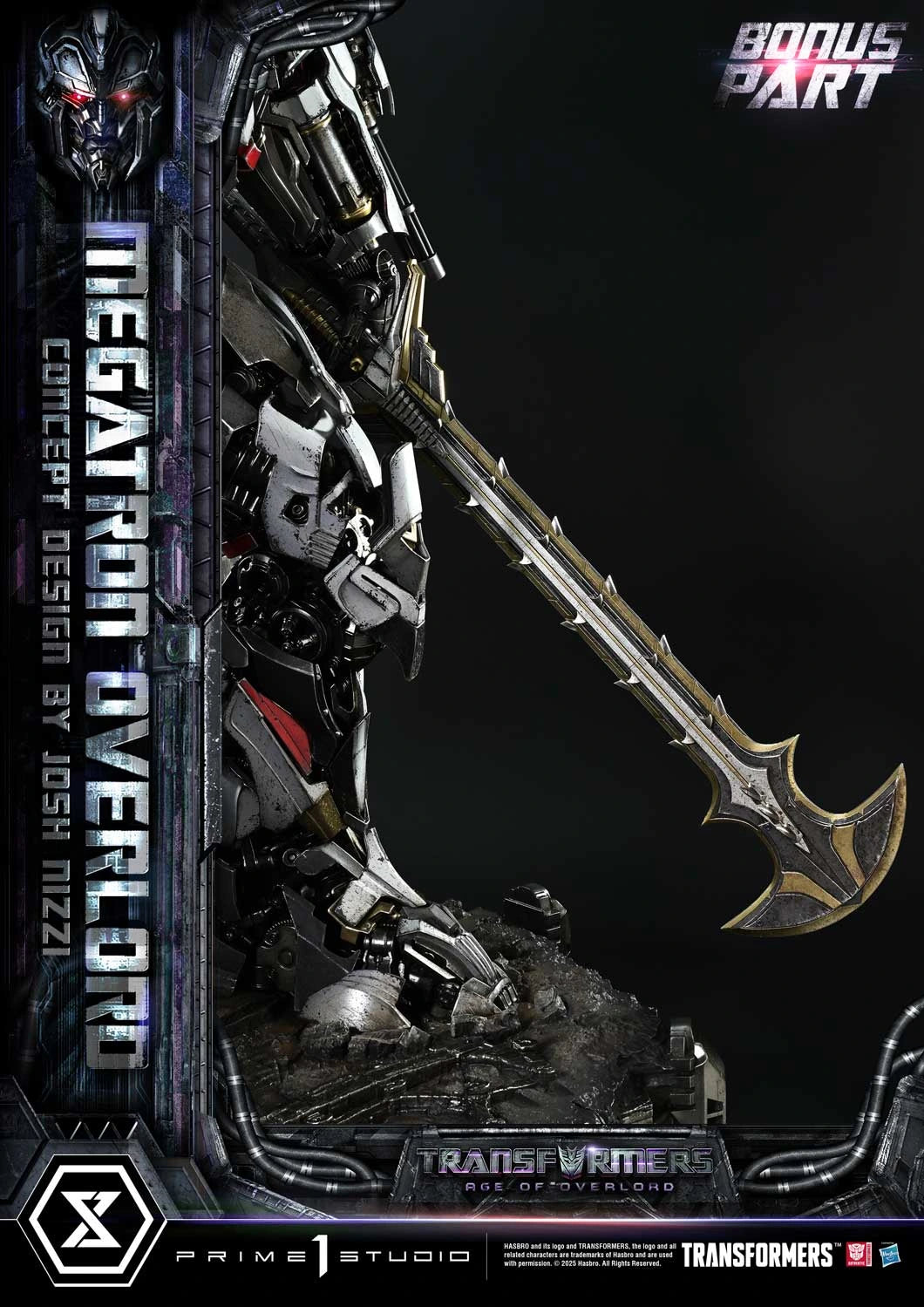 Preventa Resina Megatron Overlord Figura Transformers Generations I Prime 1 (Licencia) Estudio